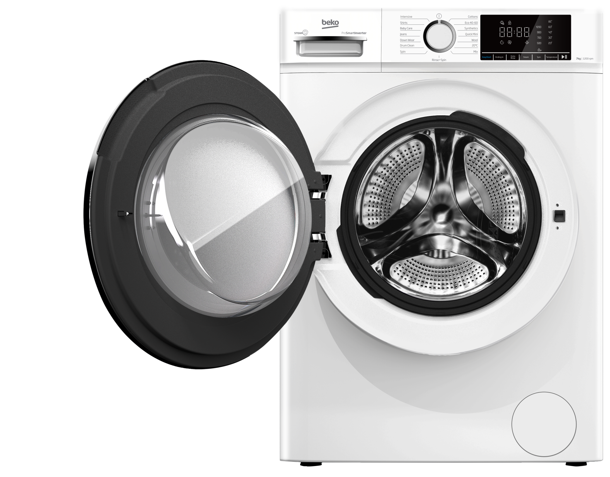 Beko BWC7121W Freestanding 7kg 1200rpm Washing Machine - White thumbnail image
