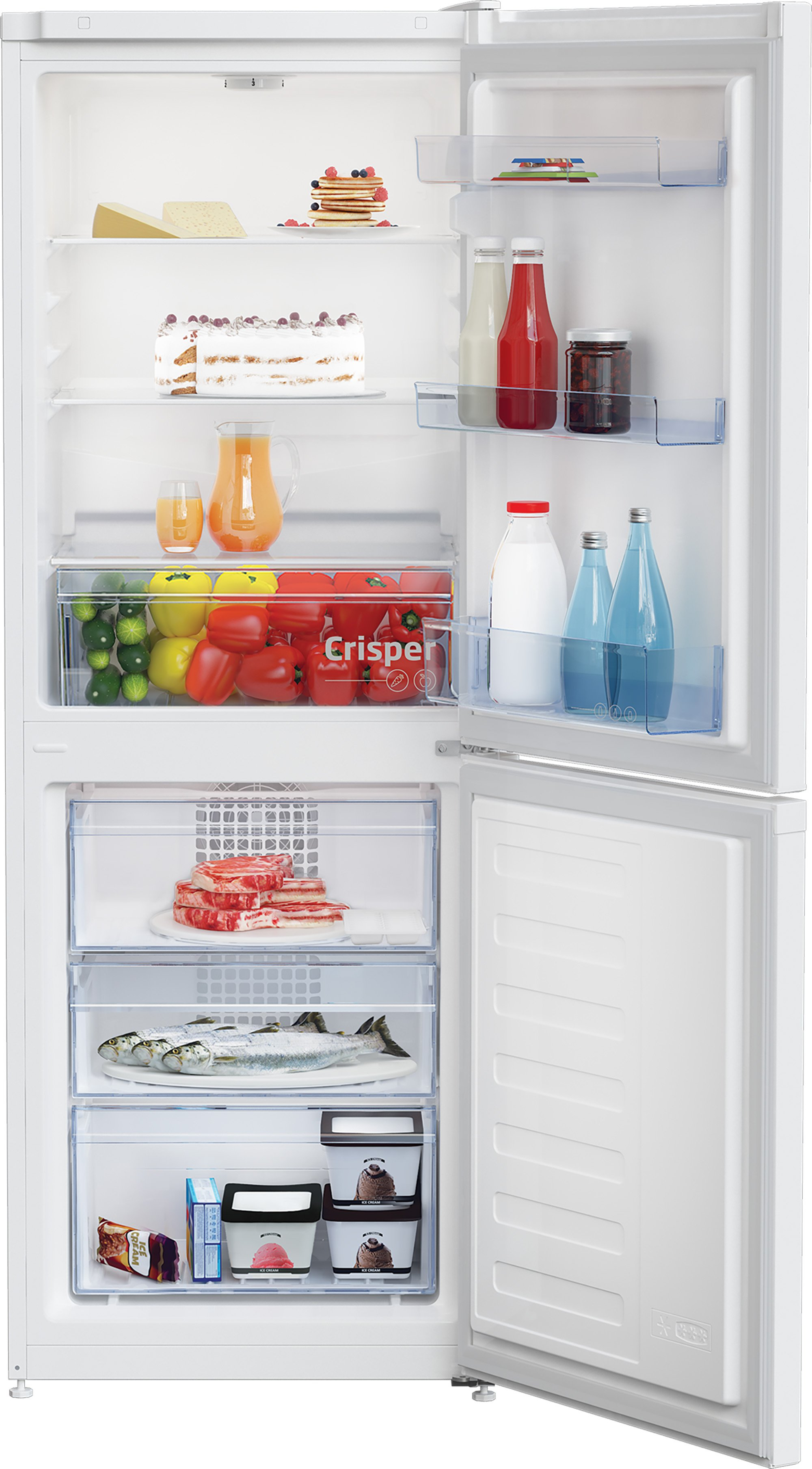 Beko CCFM4552W 54cm 50/50 Frost Free Fridge Freezer thumbnail image