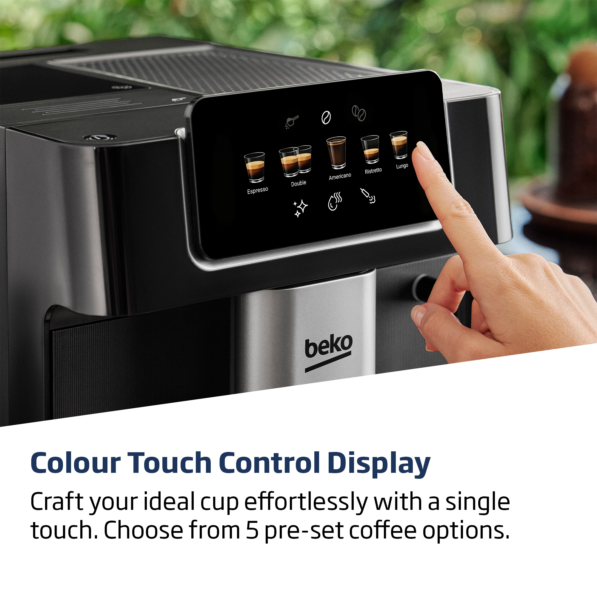 Beko CEG7302B Bean To Cup Fully Automatic Espresso Machine - Black thumbnail image