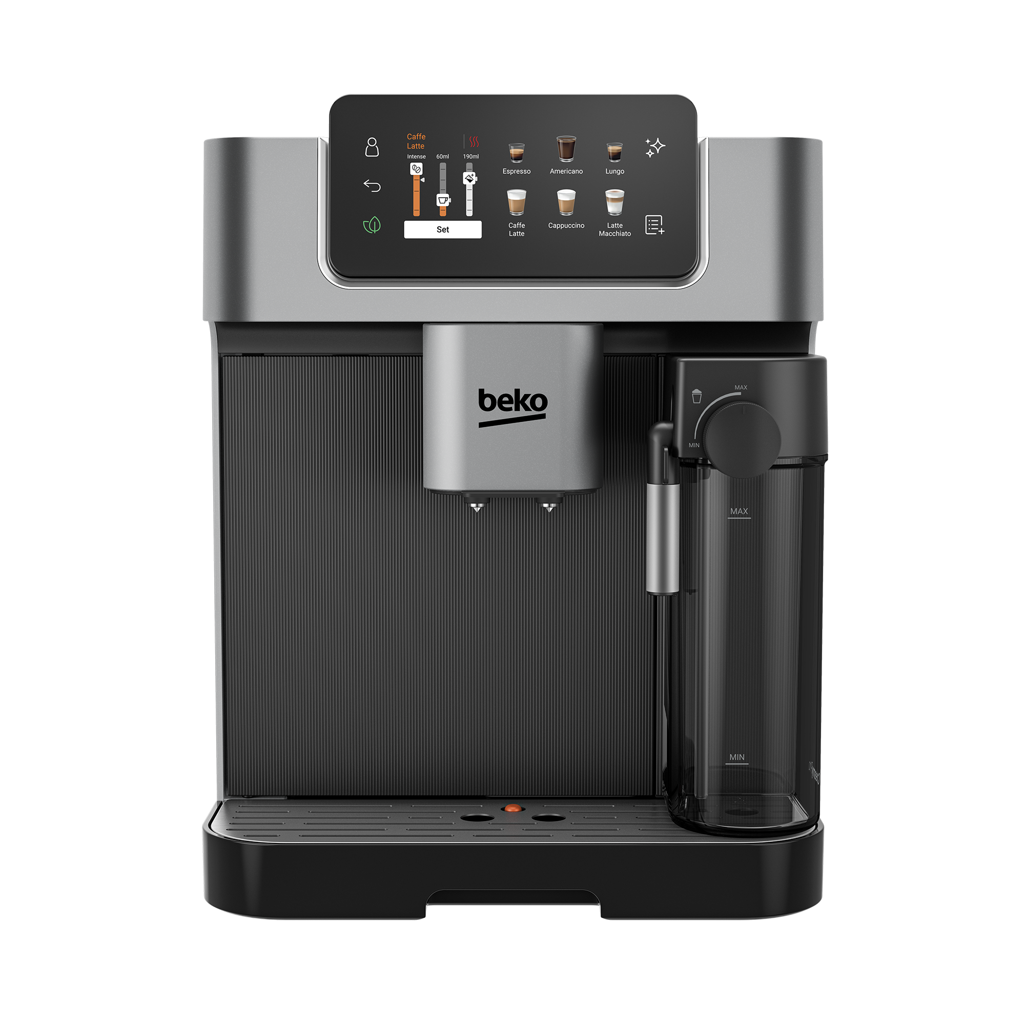 Beko CEG7348X CaffeExperto Bean to Cup Fully Automatic Espresso Machine - Silver thumbnail image