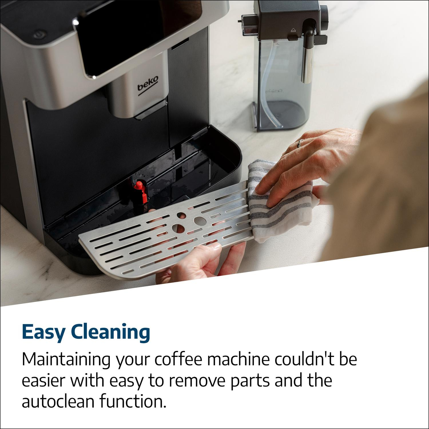 Beko CEG7348X CaffeExperto Bean to Cup Fully Automatic Espresso Machine - Silver thumbnail image