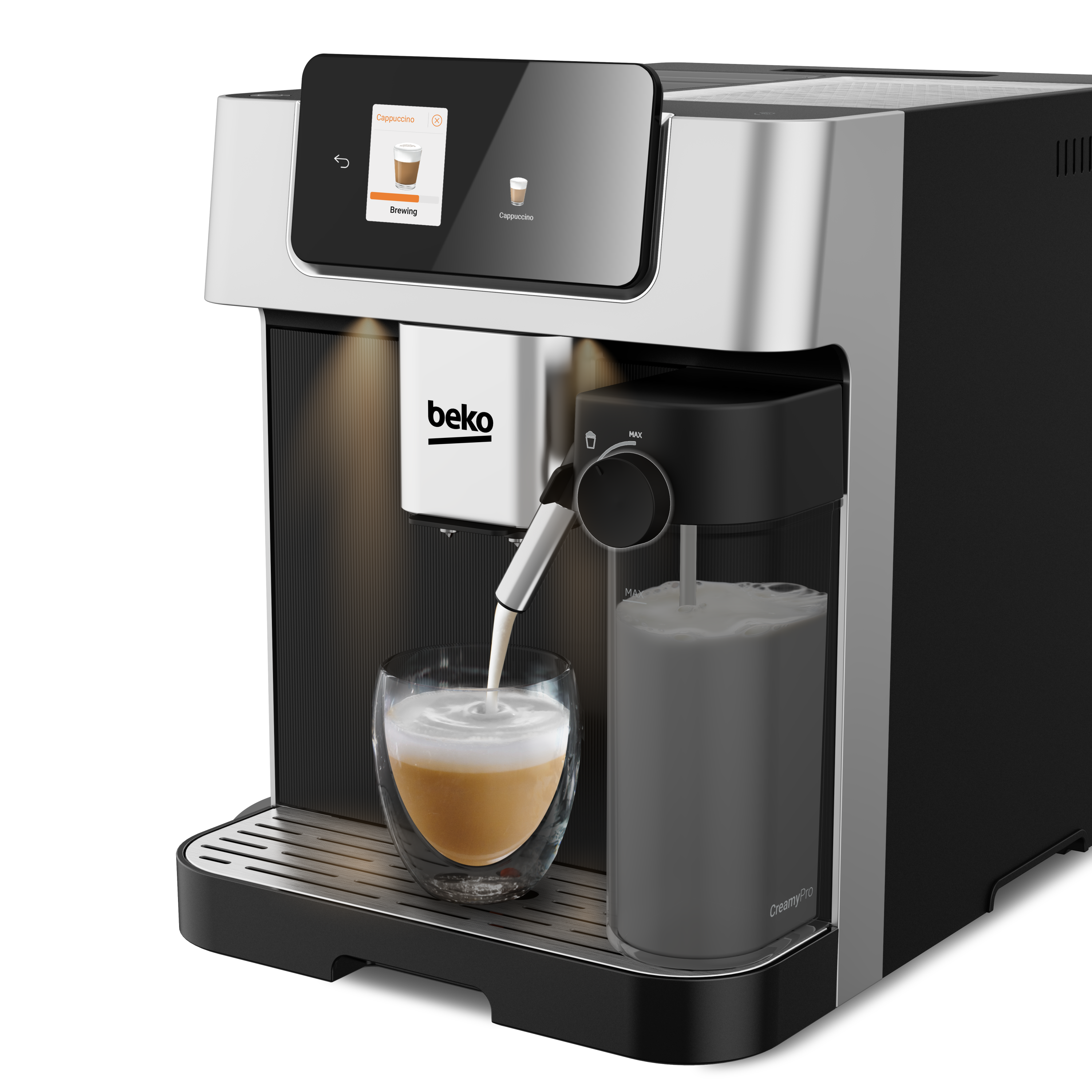 Beko CEG7348X CaffeExperto Bean to Cup Fully Automatic Espresso Machine - Silver thumbnail image