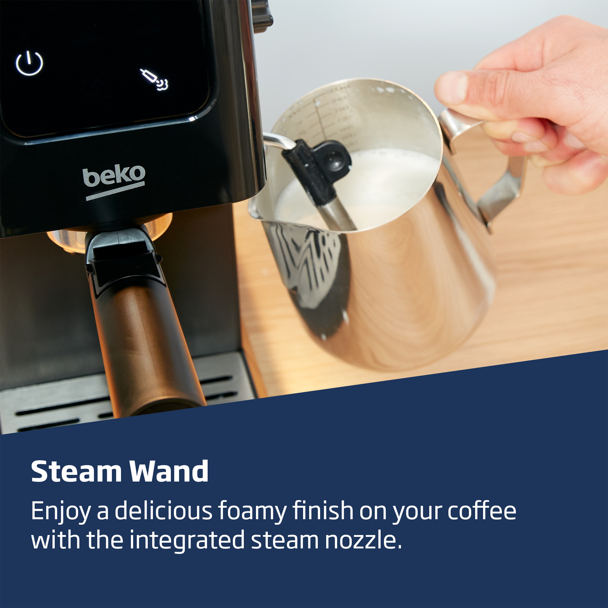 Beko CEP5302B Beko CaffeExperto Manual Espresso with Steam Wand  thumbnail image