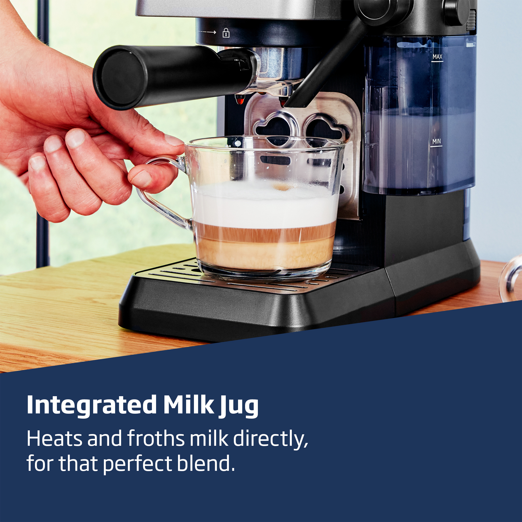 Beko CaffeExperto CEP5302X Manual Espresso with Steam Wand thumbnail image