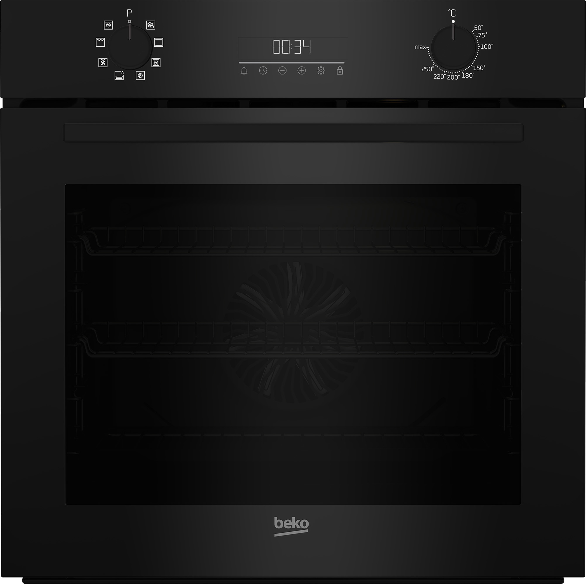 Beko CIMD91B 59.4cm Built In Electric Single Oven - Black thumbnail image