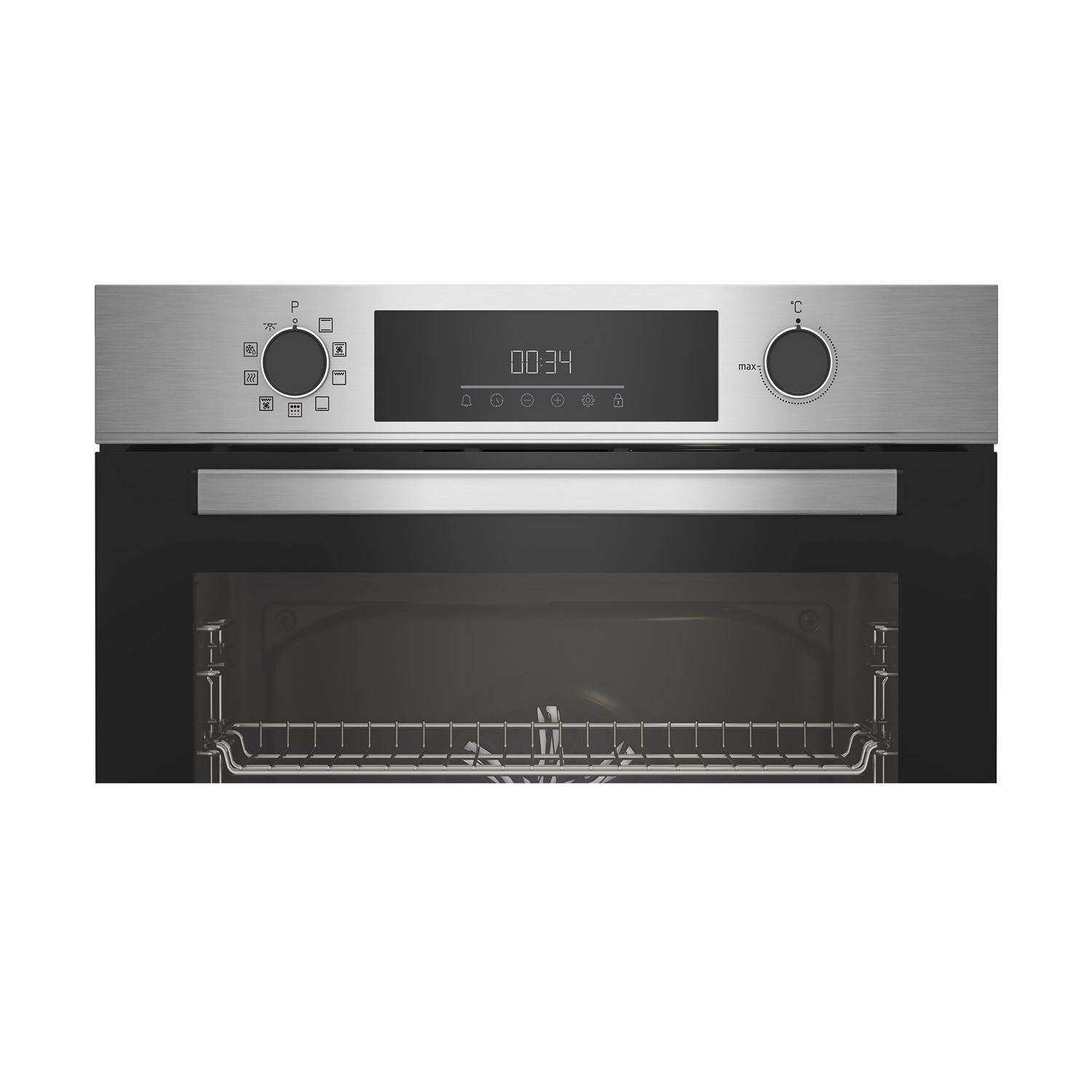 Beko AeroPerfect CIMY92XP 59.4cm Pyrolytic Built In Electric Single Oven - Stainless Steel thumbnail image