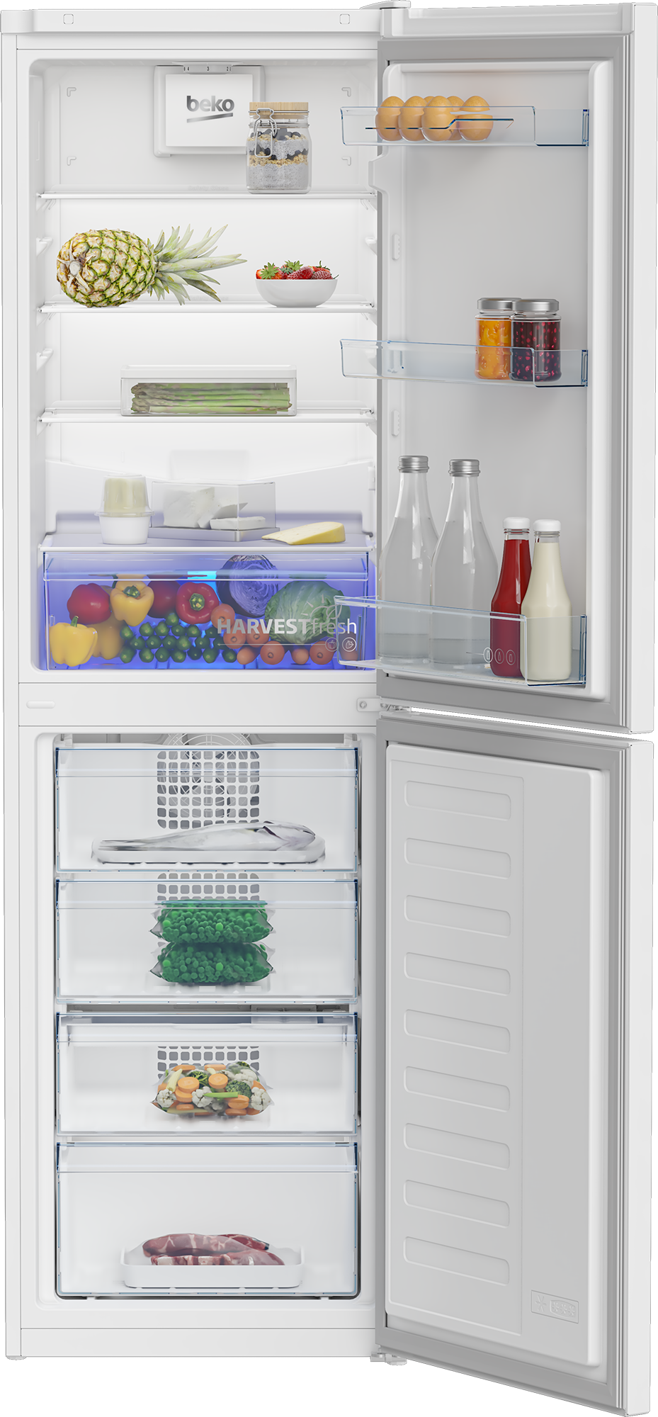 Beko CNG4582VW 50/50 Frost Free Fridge Freezer thumbnail image
