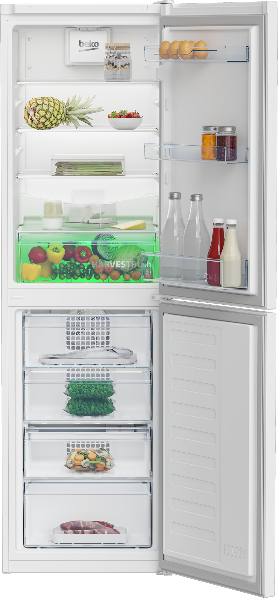 Beko CNG4582VW 50/50 Frost Free Fridge Freezer thumbnail image