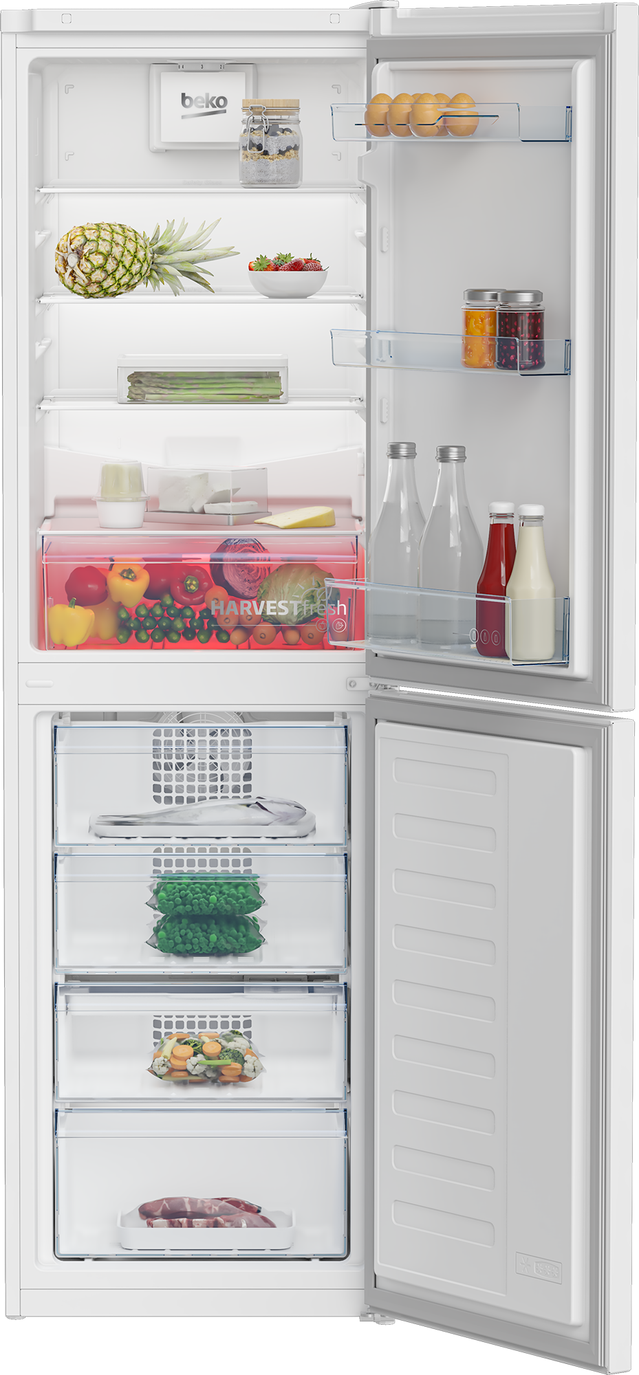 Beko CNG4582VW 50/50 Frost Free Fridge Freezer thumbnail image