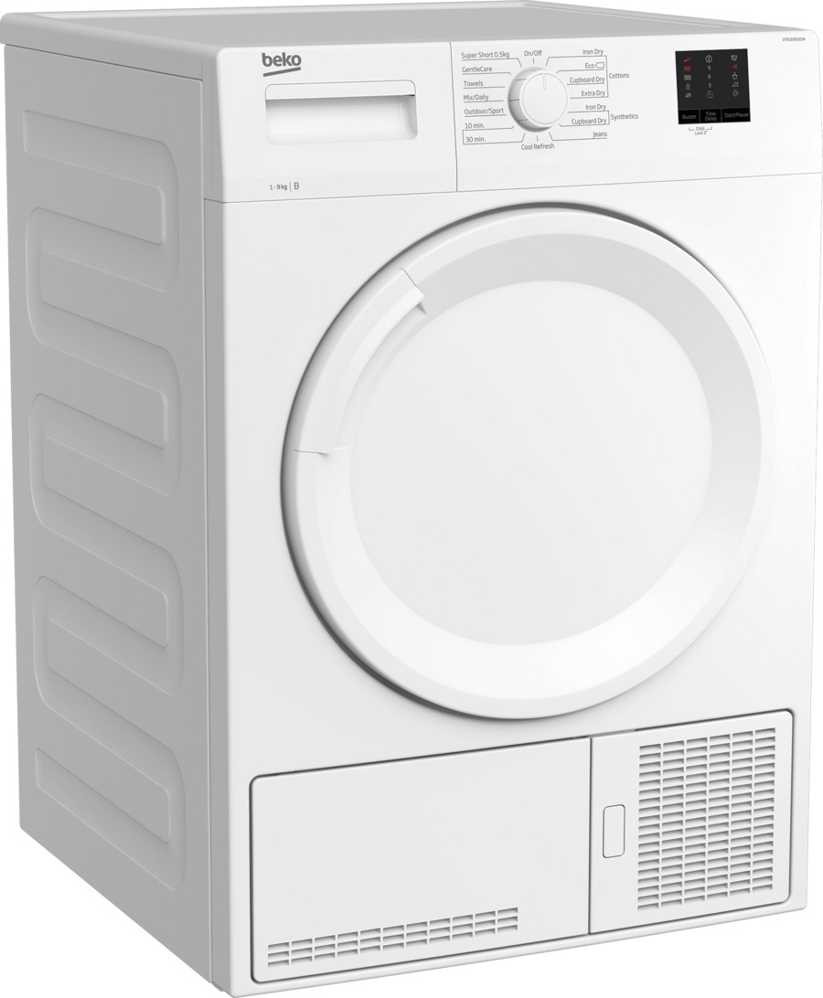 Beko DTKCE90021W 9kg Condenser Tumble Dryer with Sensor Programmes thumbnail image