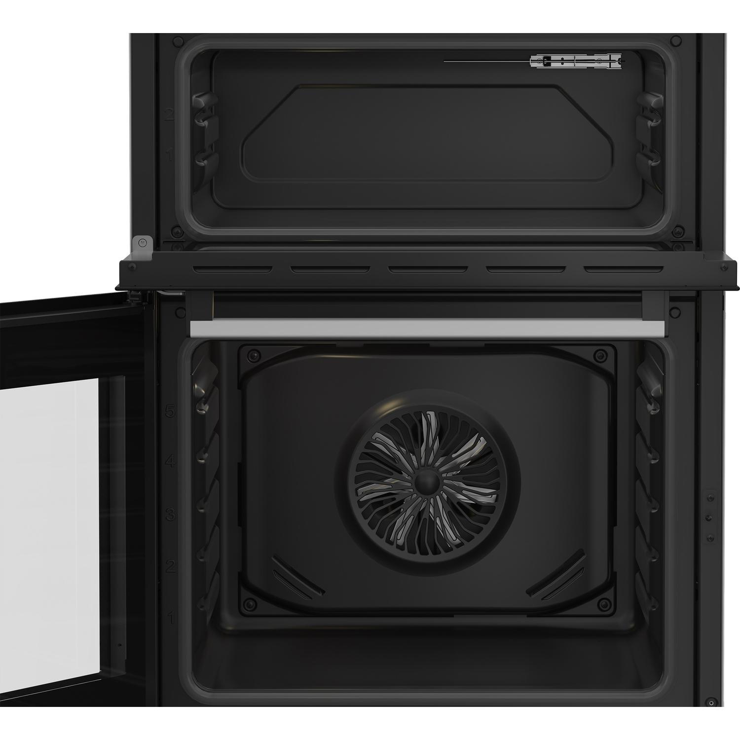 Beko EDC6731W 60cm Double Oven Electric Cooker with Vitroceramic Hob thumbnail image