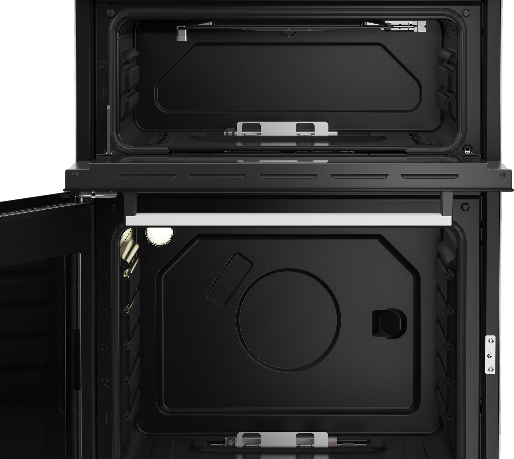 Beko EDG634W 60cm Double Oven Gas Cooker with Gas Hob - White thumbnail image