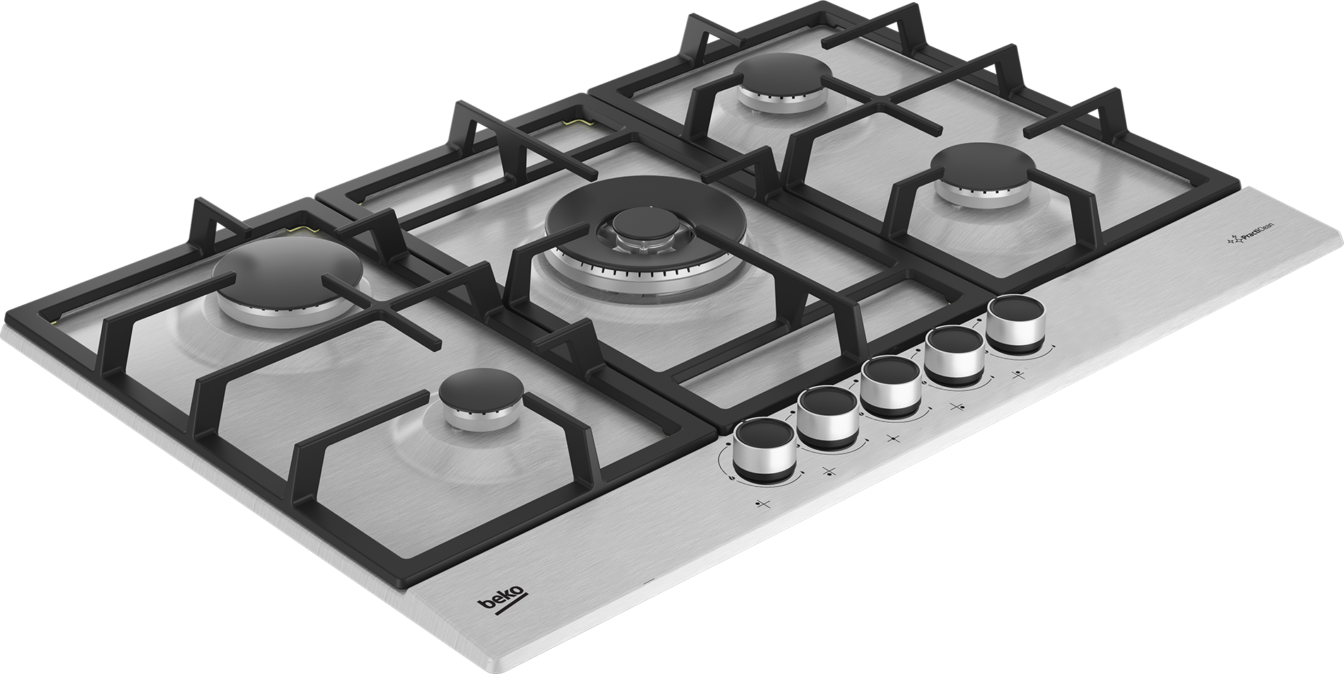 Beko HIAW75225SXE 75cm Gas Hob with Front Knob Controls - Stainless Steel thumbnail image