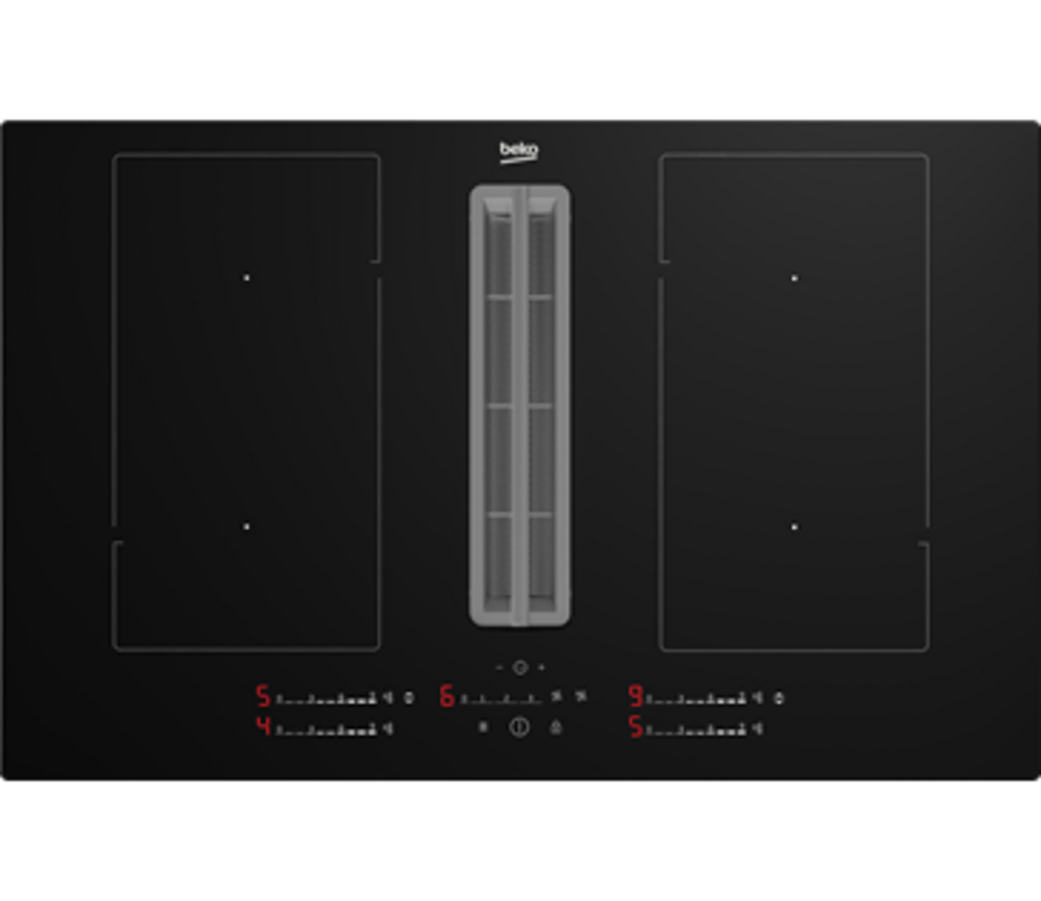Beko HIXI84700UP 82cm Hob Extractor - Black thumbnail image