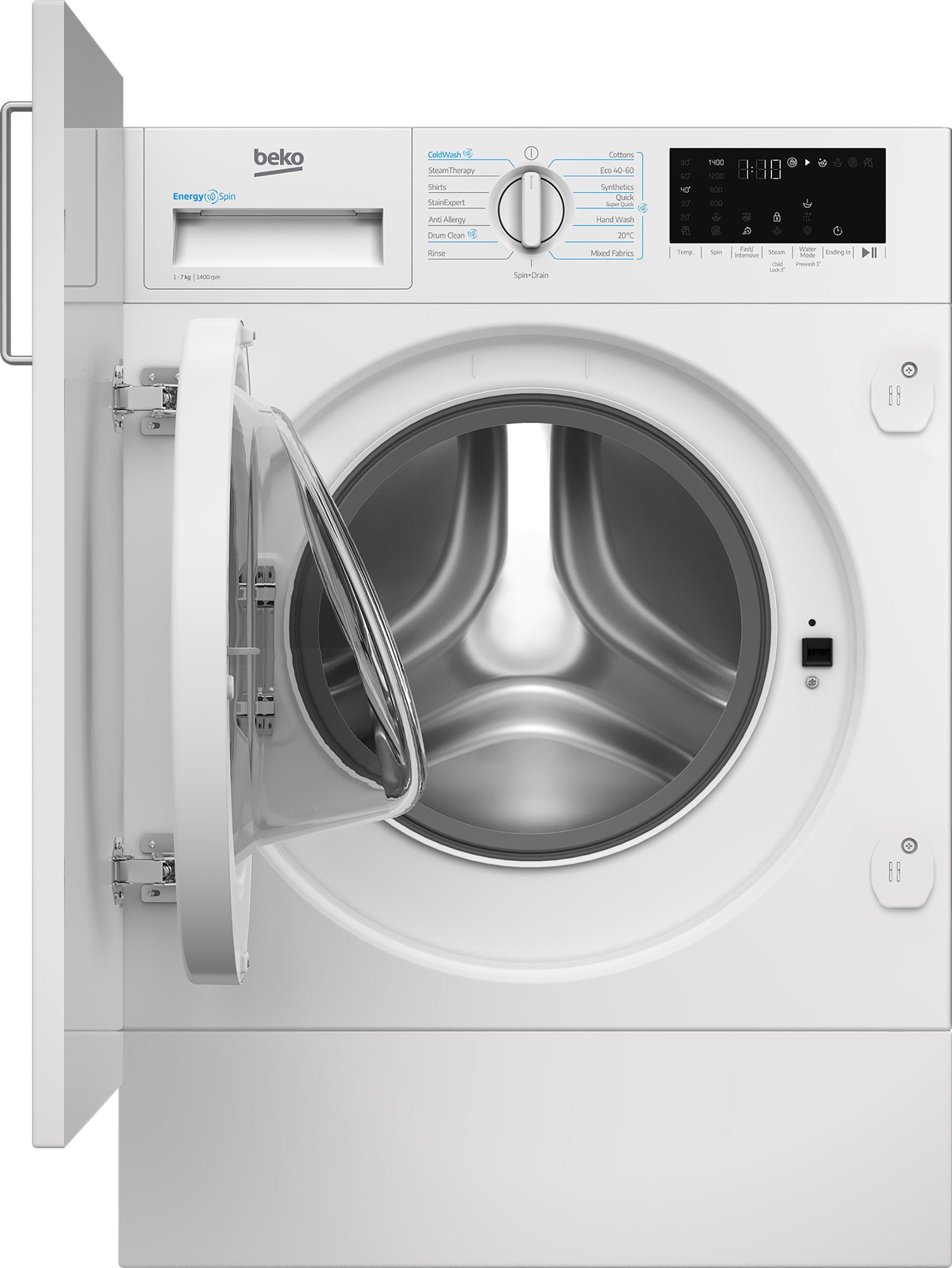 Beko WTIK741511 7kg 1400 Spin Integrated Washing Machine thumbnail image