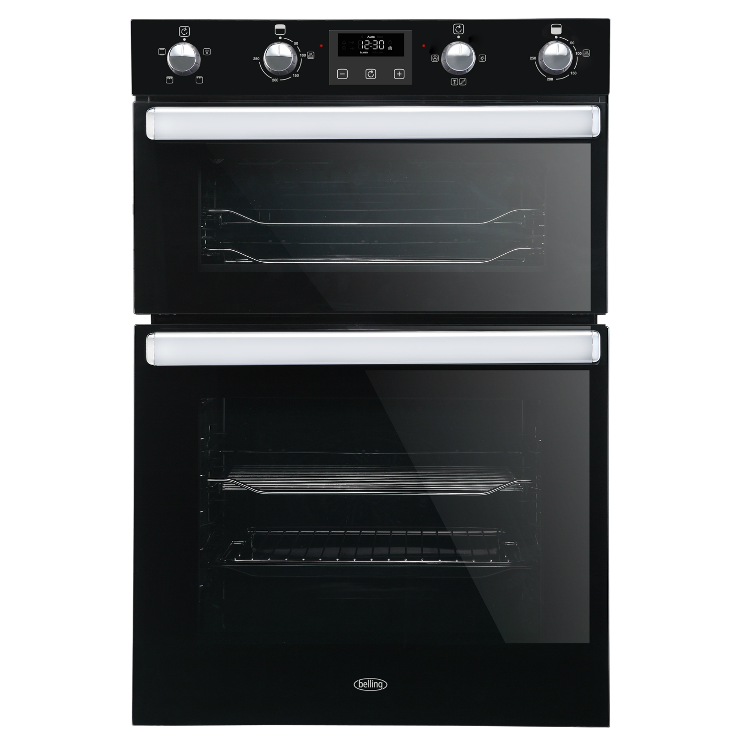 Belling BI902FPBLK 60cm Built In Electric Double Oven - Black thumbnail image