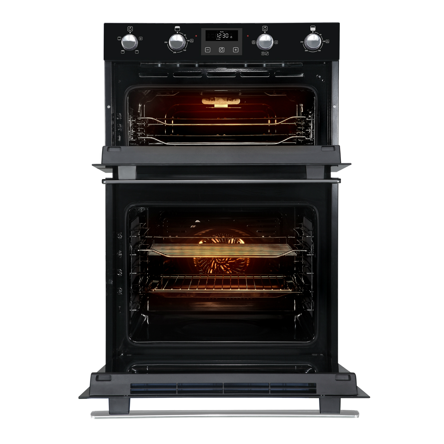 Belling BI902FPBLK 60cm Built In Electric Double Oven - Black thumbnail image