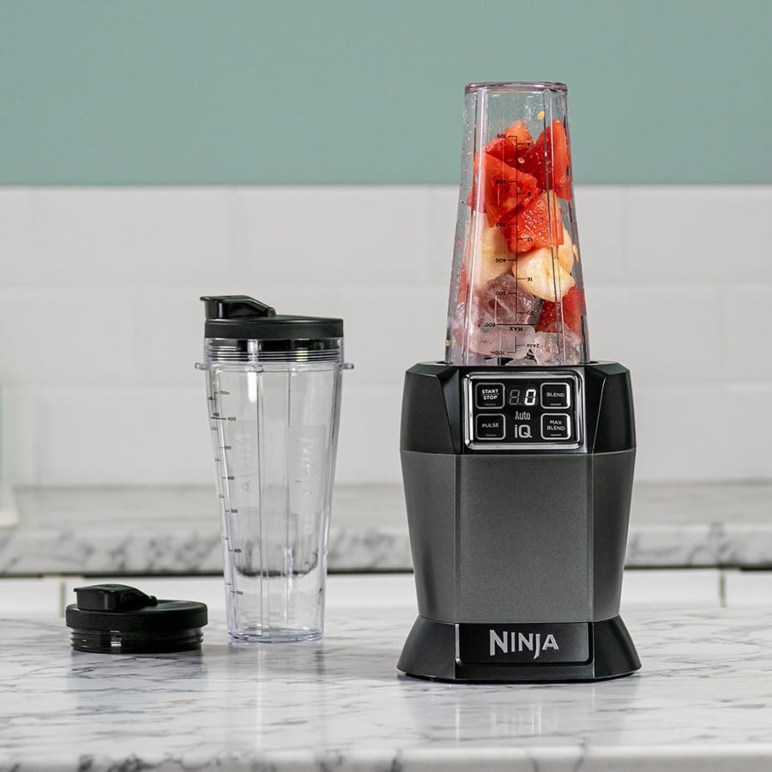 Ninja BN495UK Blender with Auto-iQ - Black/Silver thumbnail image