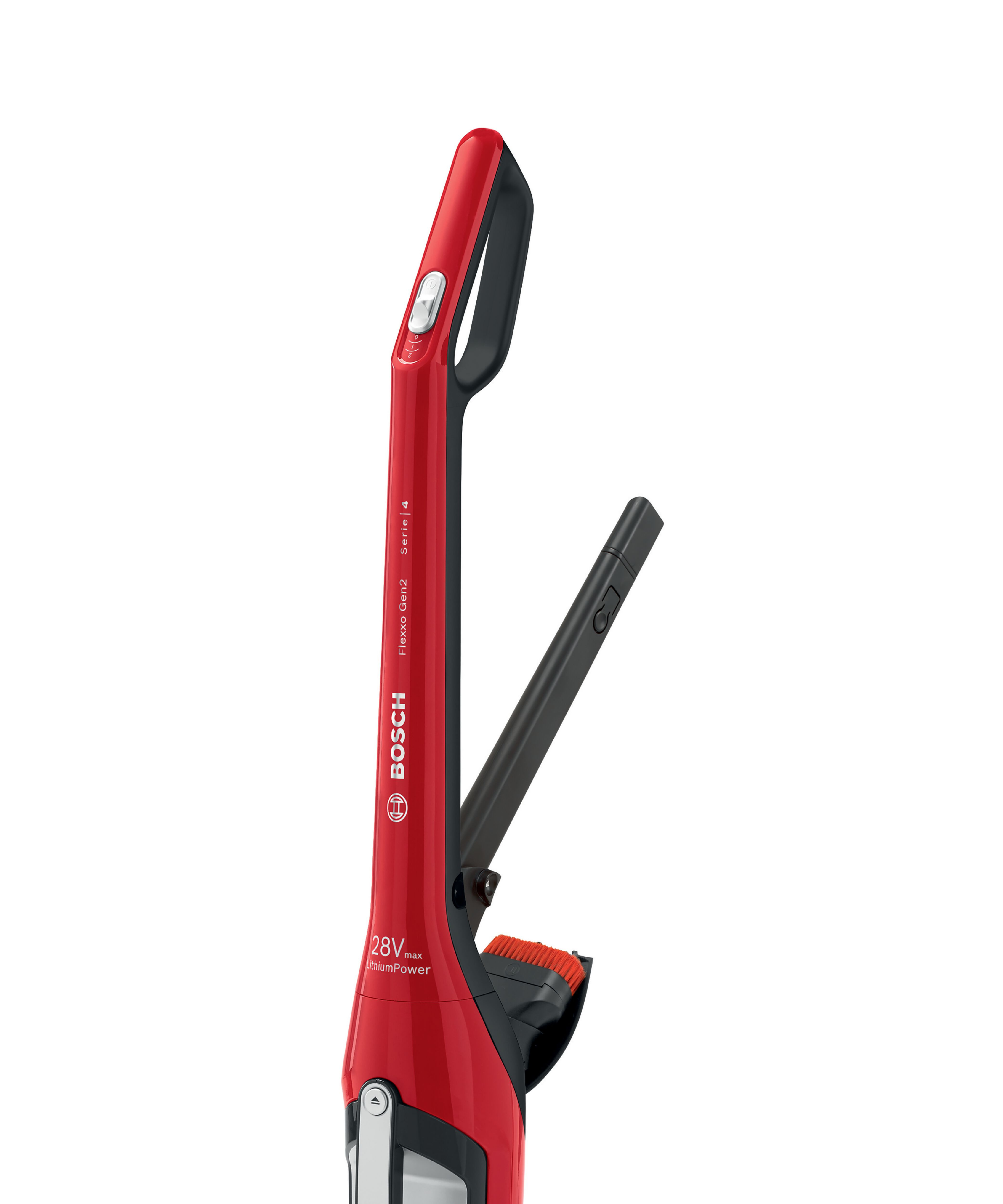 Bosch BBH3ZOOGB Serie 4 ProAnimal 2-in-1 Cordless Vacuum Cleaner - 55 Minutes Run Time - Red thumbnail image
