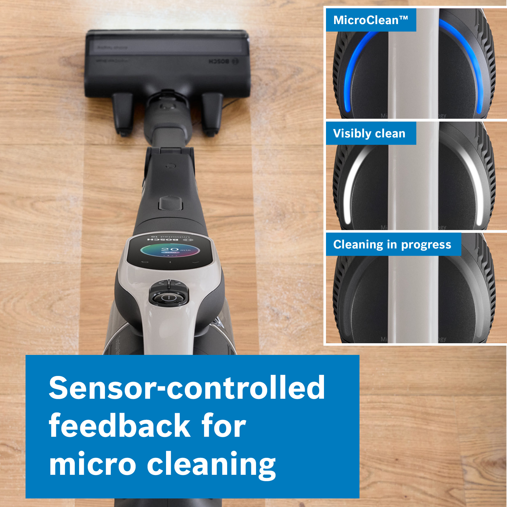 Bosch Unlimited 10 BBS1041GGB Cordless Handstick Vacuum Cleaner - 80 Minutes Runtime - Graphite thumbnail image