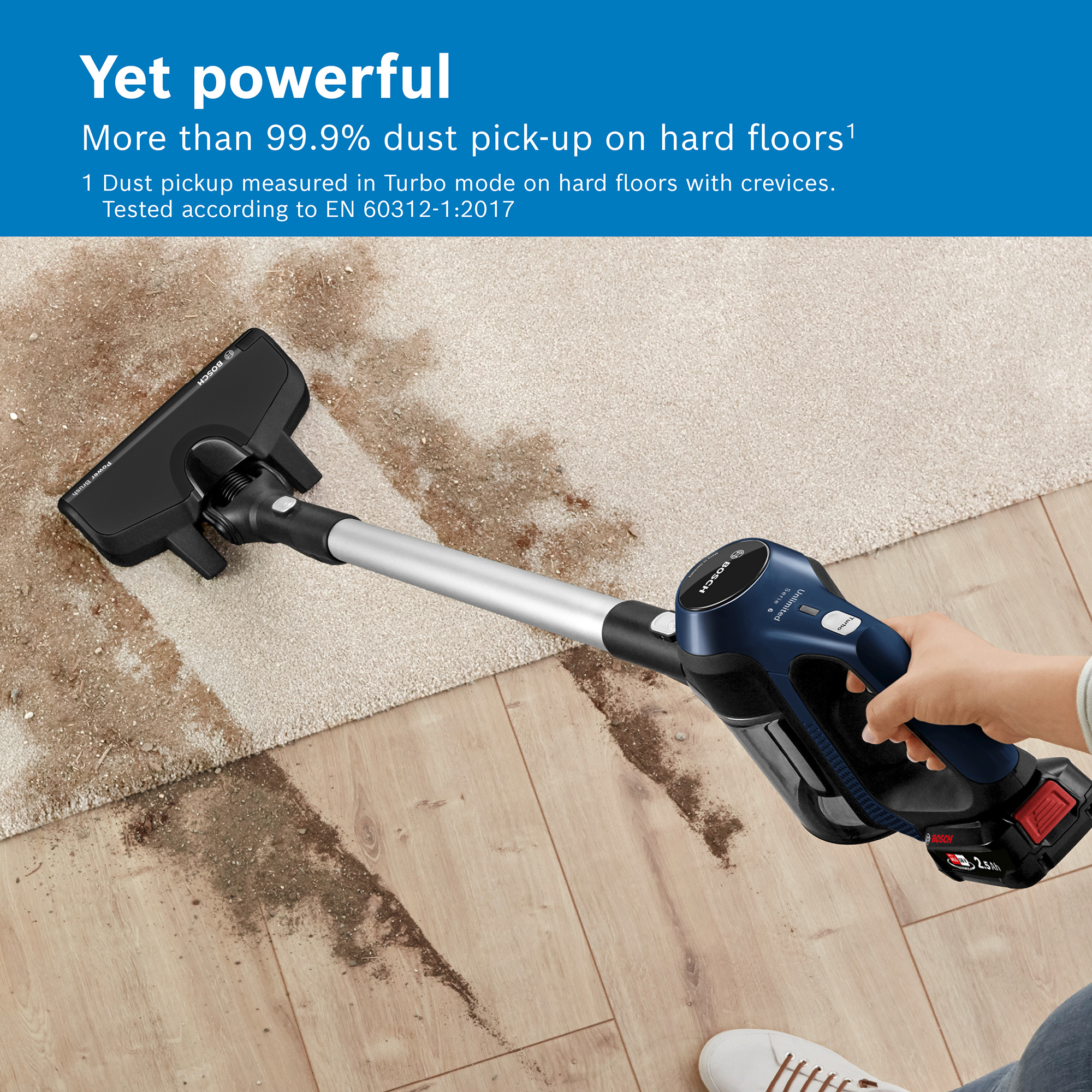 Bosch BBS611GB Cordless Vacuum Cleaner - 30 Minute Run Time - Black - PLUS Additional Battery thumbnail image