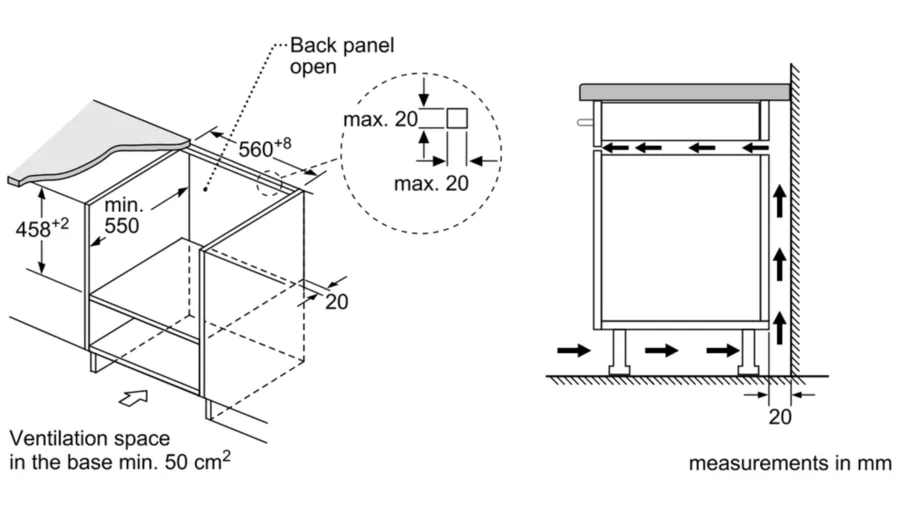 Bosch CMA583MS0B Series 4 Built-In Combination Microwave - Stainless Steel thumbnail image