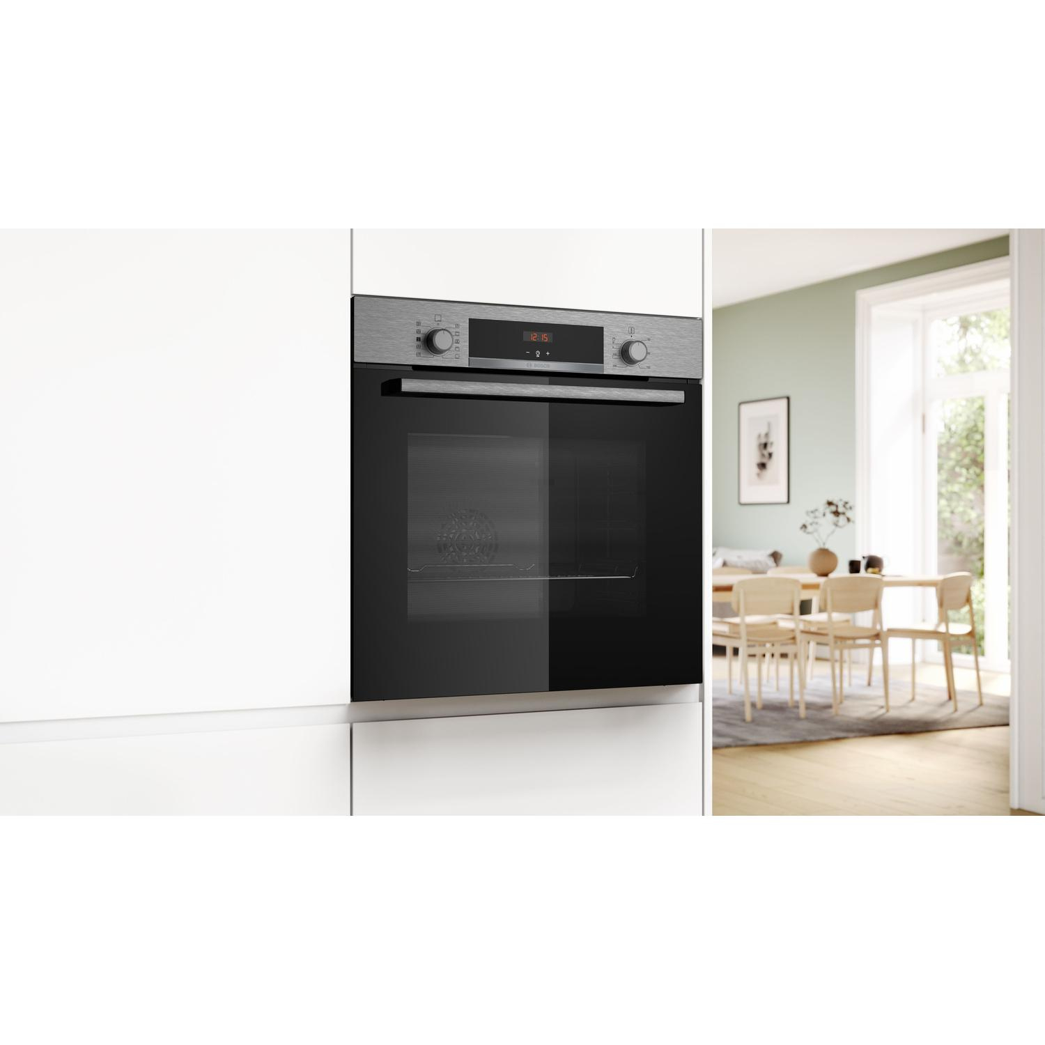Bosch HQA534BS3B Built In Electric Single Oven - Stainless Steel thumbnail image