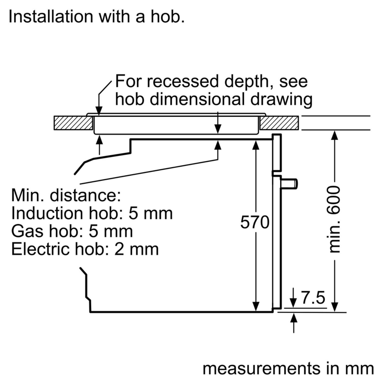 Bosch HQA574BS3B Built In Electric Single Oven thumbnail image