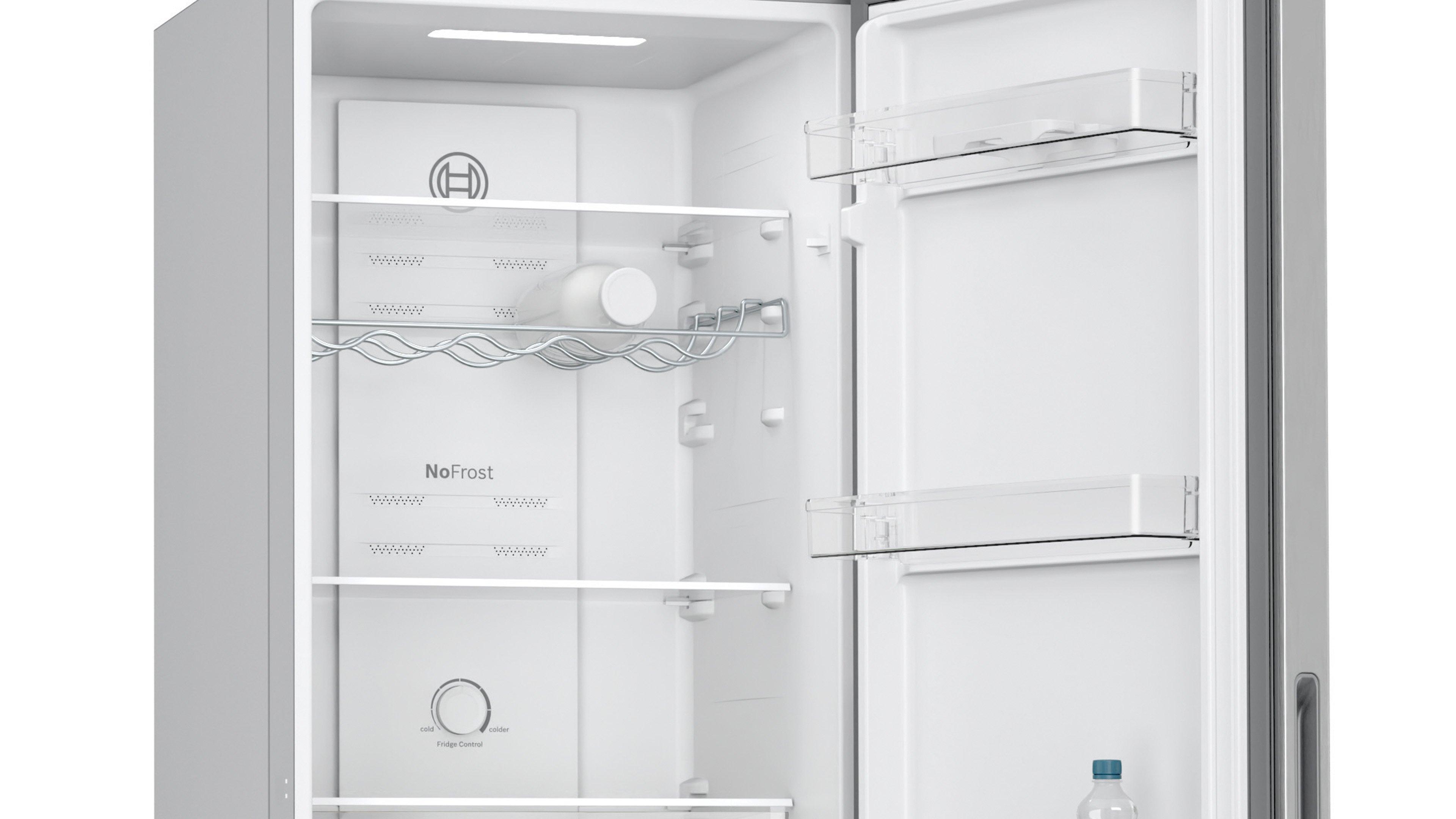 Bosch KGN27NLEAG 55cm 50/50 Frost Free Fridge Freezer - Silver thumbnail image