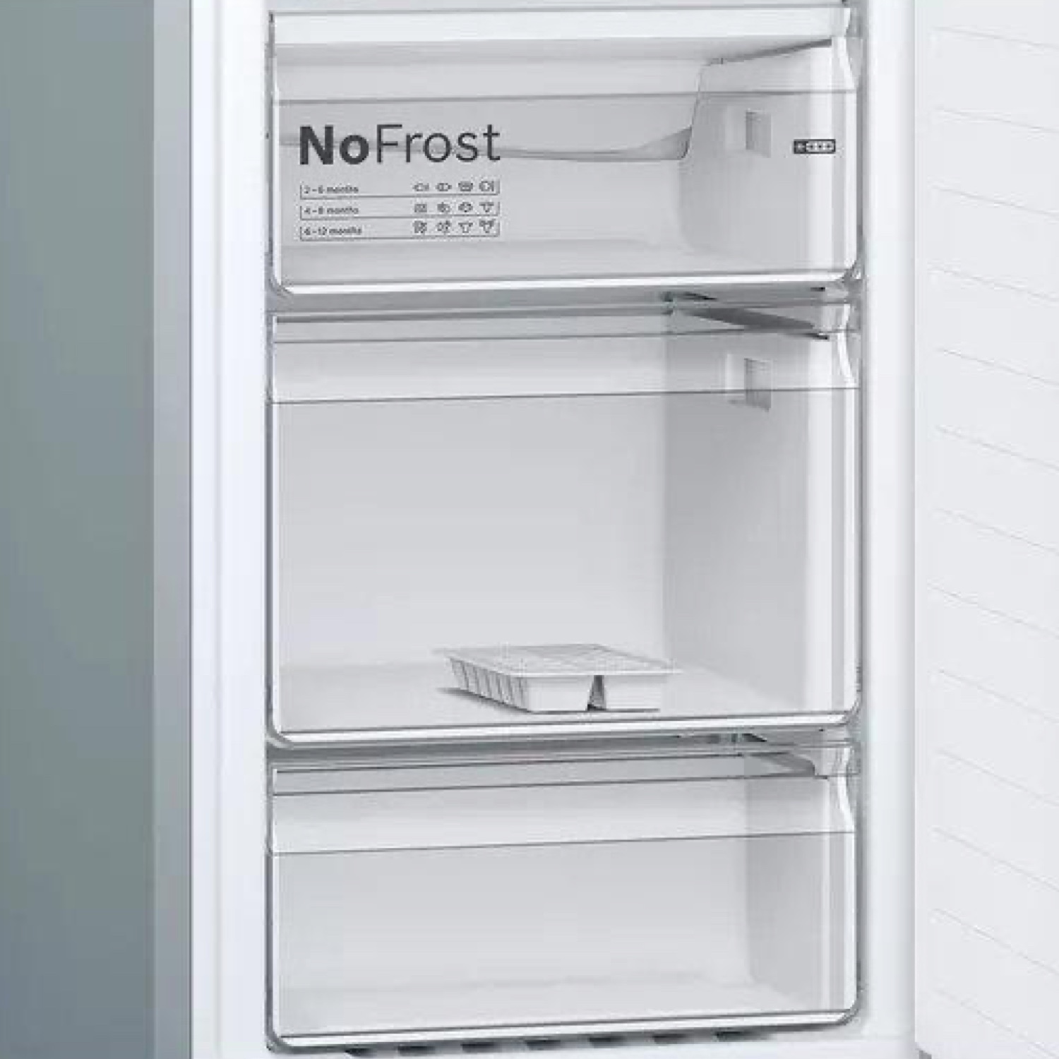 Bosch KGN34NLEAG 60cm wide 50/50 No Frost Fridge Freezer - Silver thumbnail image