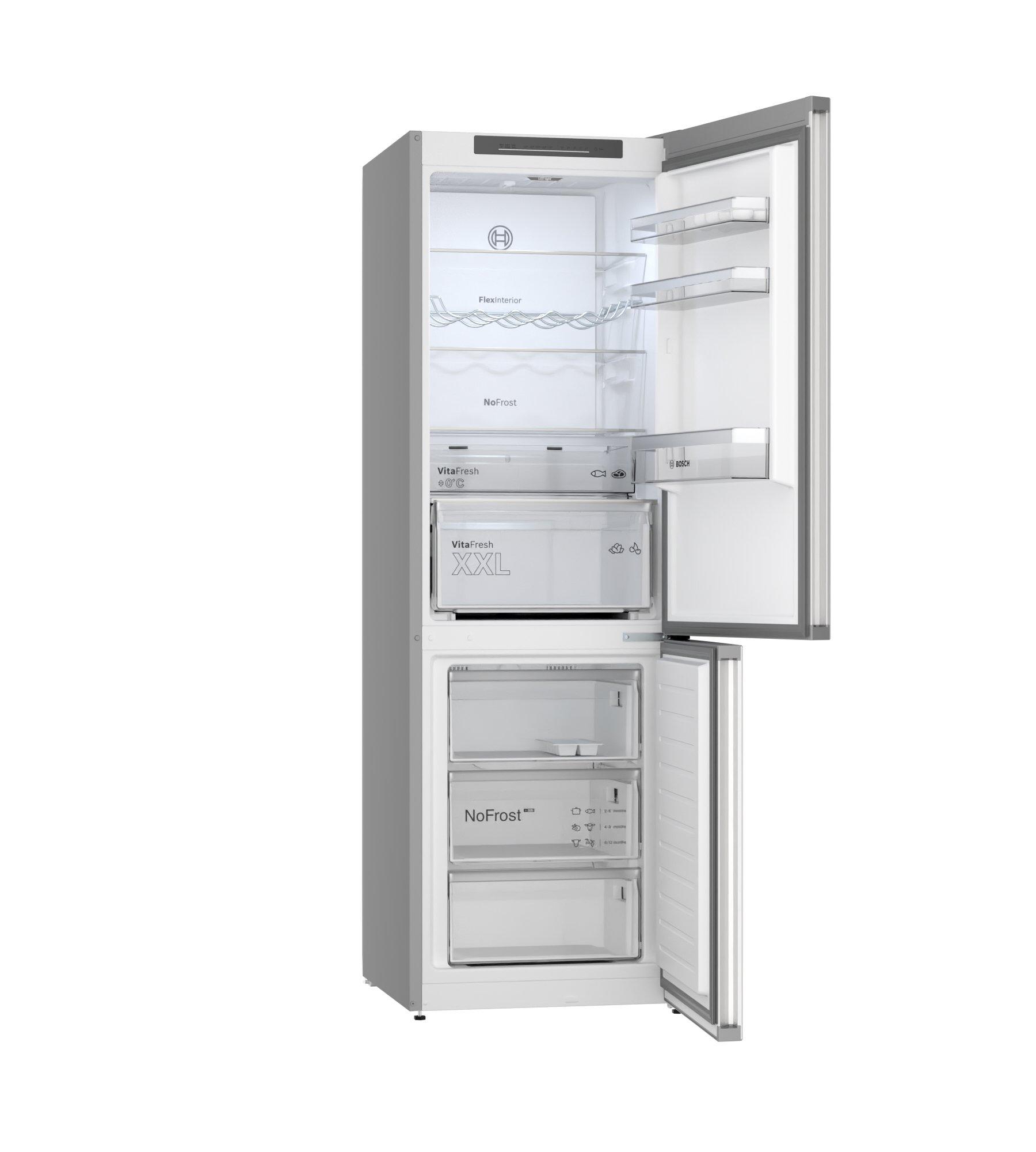Bosch KGN362LDFG 60cm 70/30 Frost Free Fridge Freezer - Inox-look thumbnail image