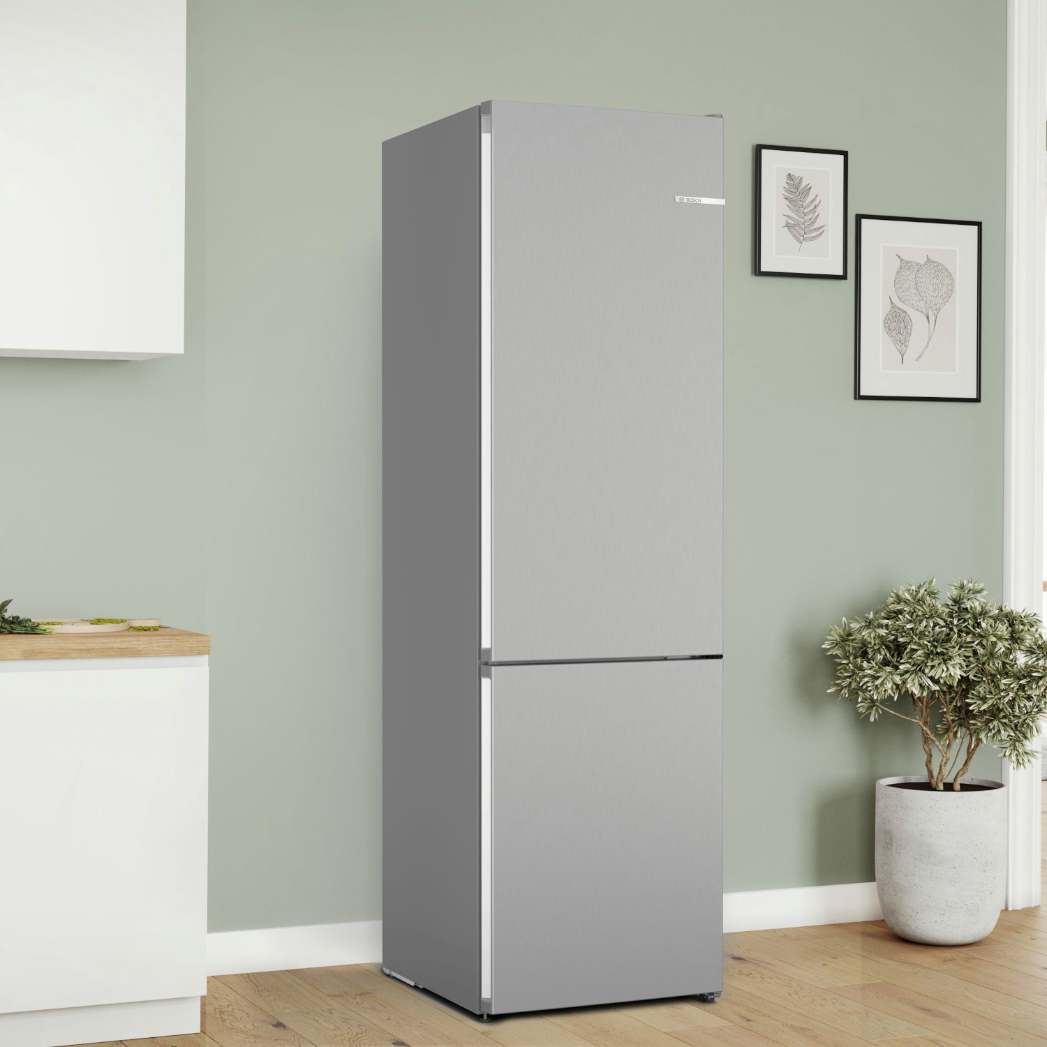 Bosch KGN392LAFG 60cm 70/30 No Frost Fridge Freezer - Stainless Steel thumbnail image