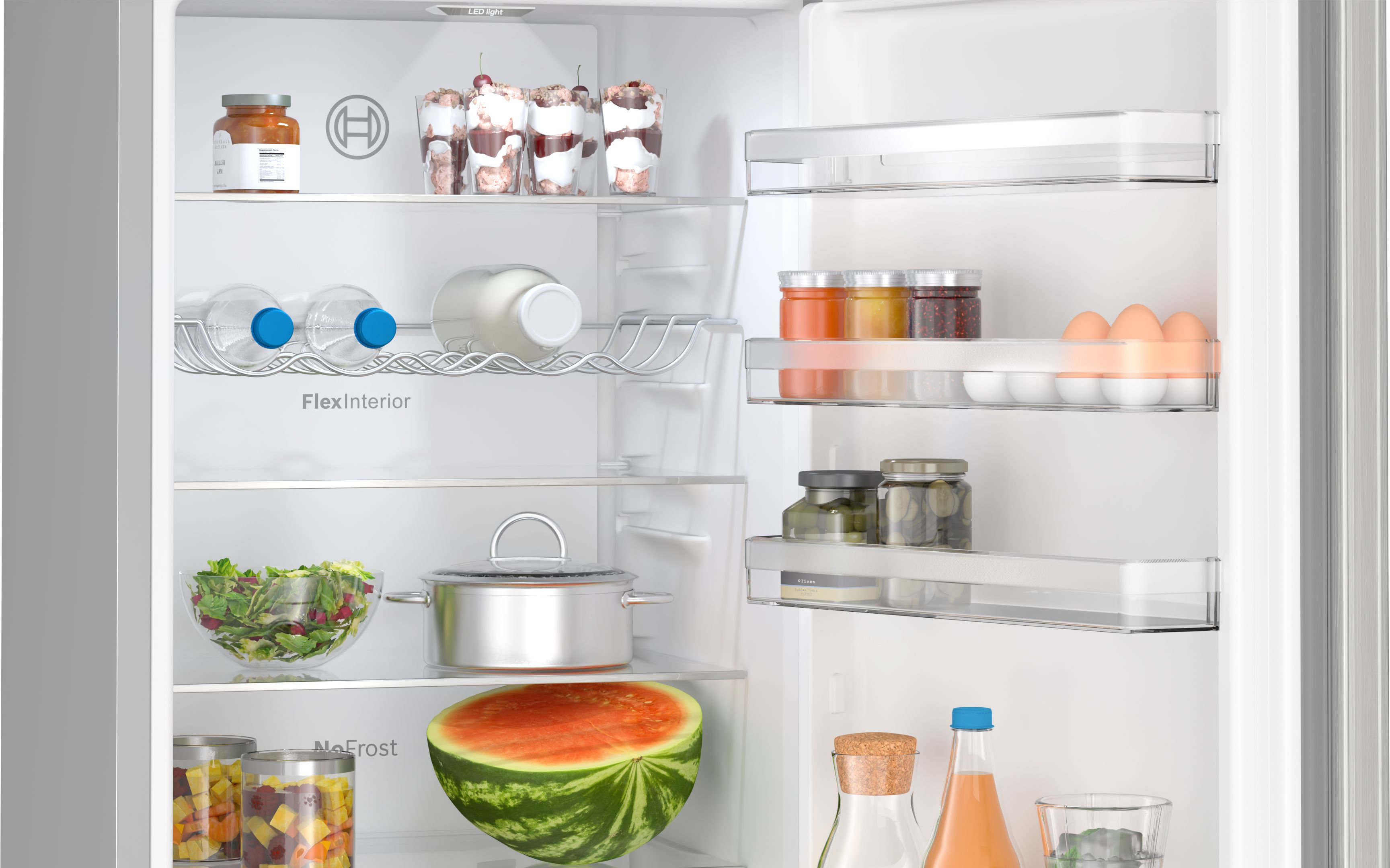 Bosch KGN392LAFG 60cm 70/30 No Frost Fridge Freezer - Stainless Steel thumbnail image