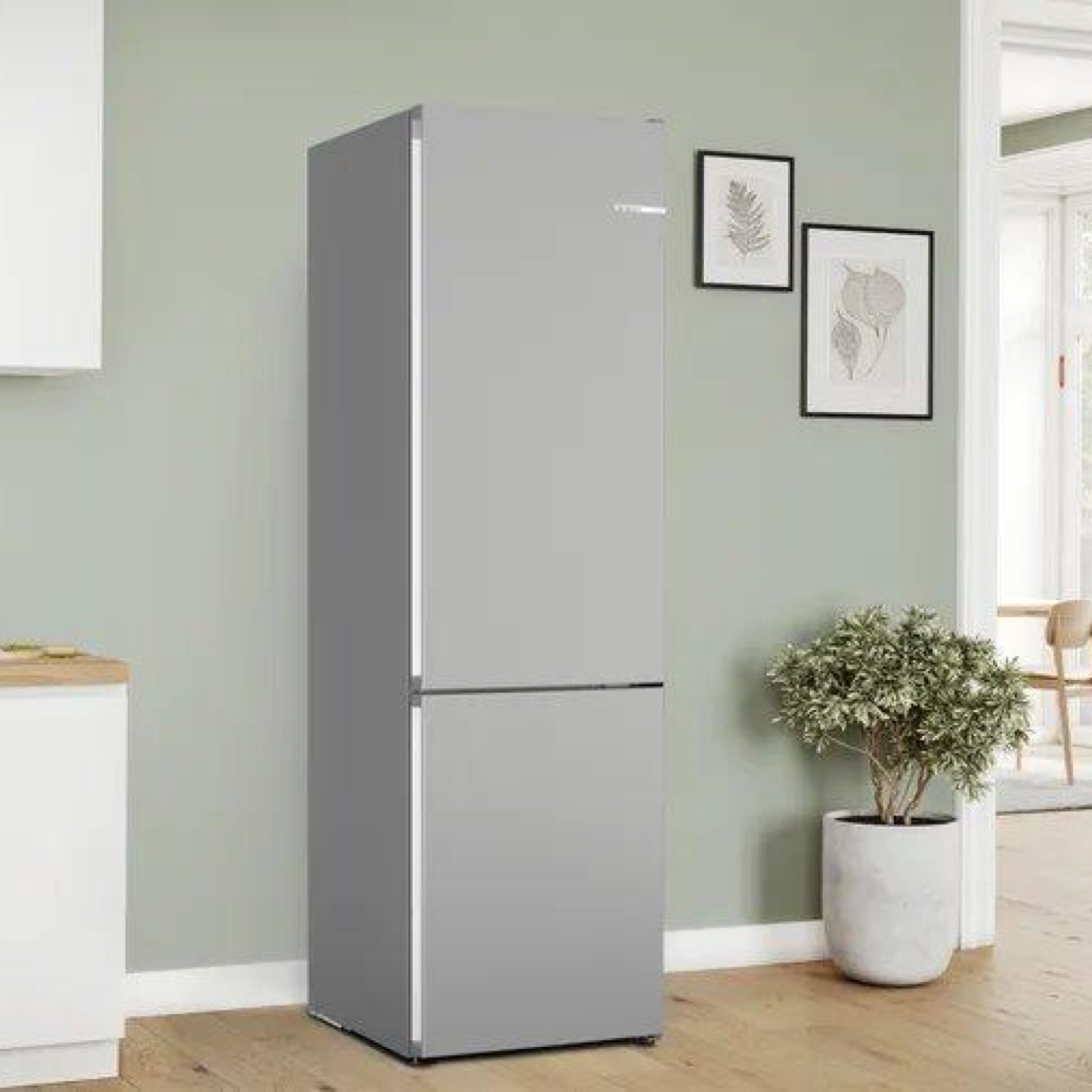 Bosch KGN392LAF 60cm 70/30 Frost Free Fridge Freezer - Stainless Steel thumbnail image