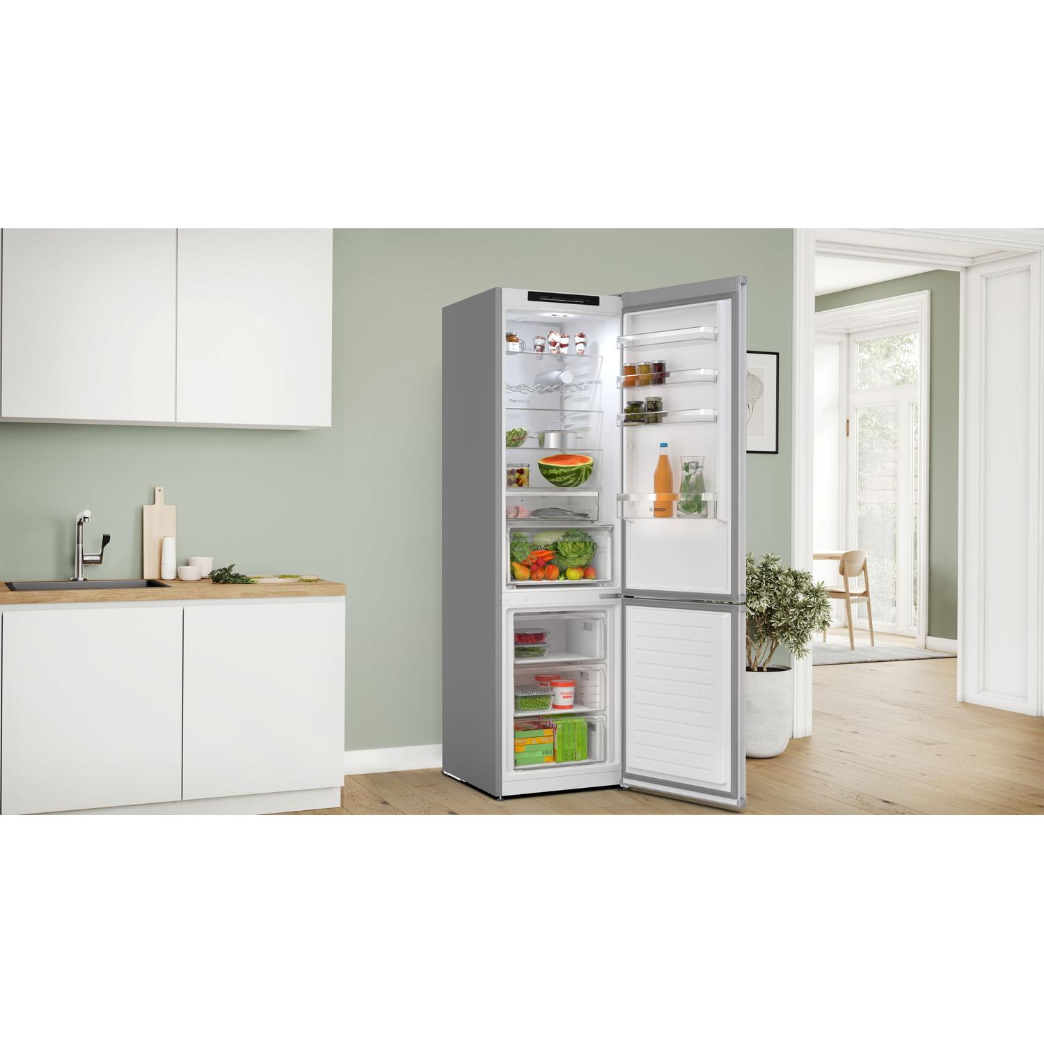Bosch KGN392LAGG 60cm 60/40 Total No Frost Fridge Freezer - Silver thumbnail image