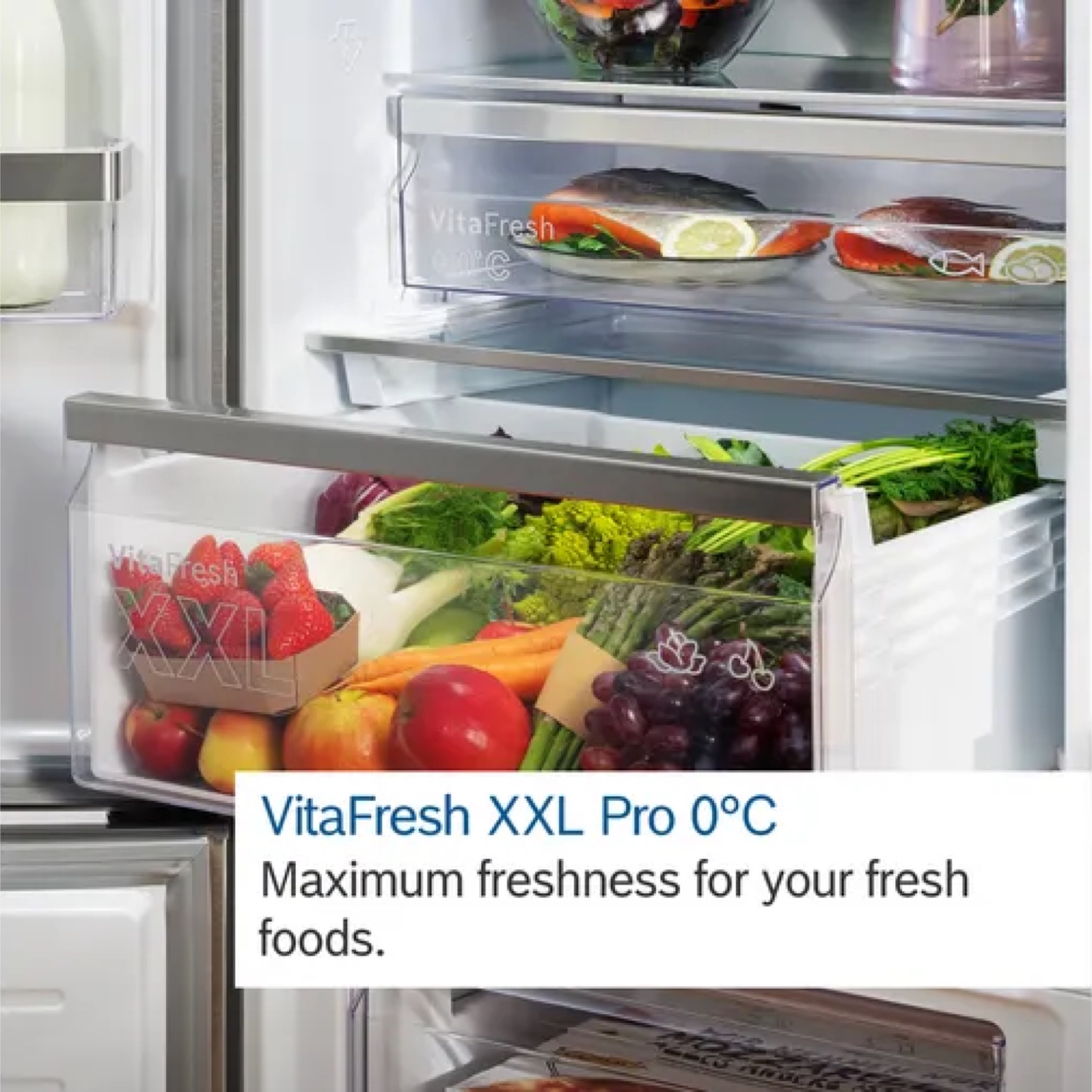 Bosch KGN392LDFG 60cm 70/30 Frost Free Fridge Freezer - Inox thumbnail image