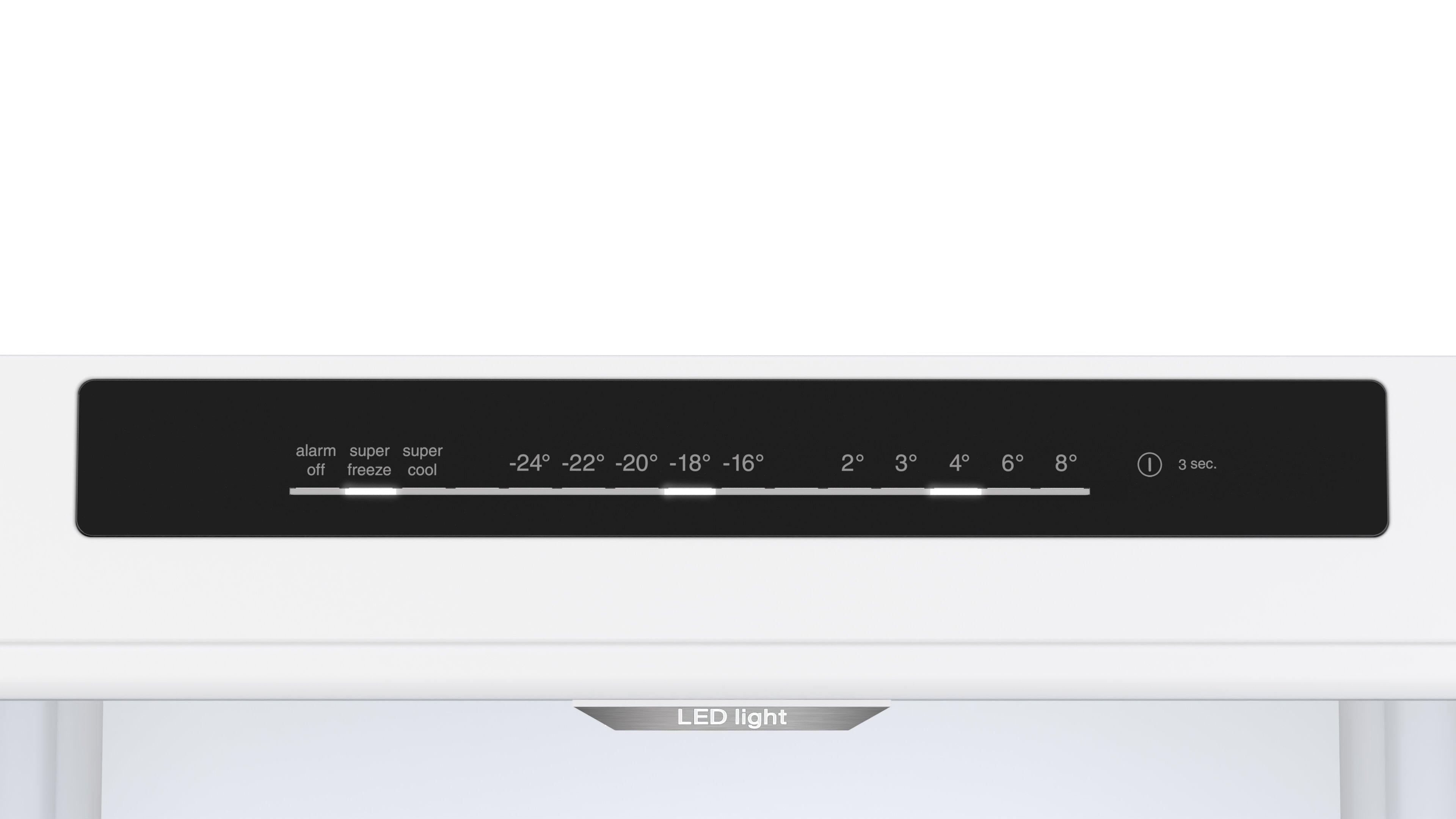 Bosch KGN392WDFG 60cm 70/30 Frost Free Fridge Freezer - White thumbnail image