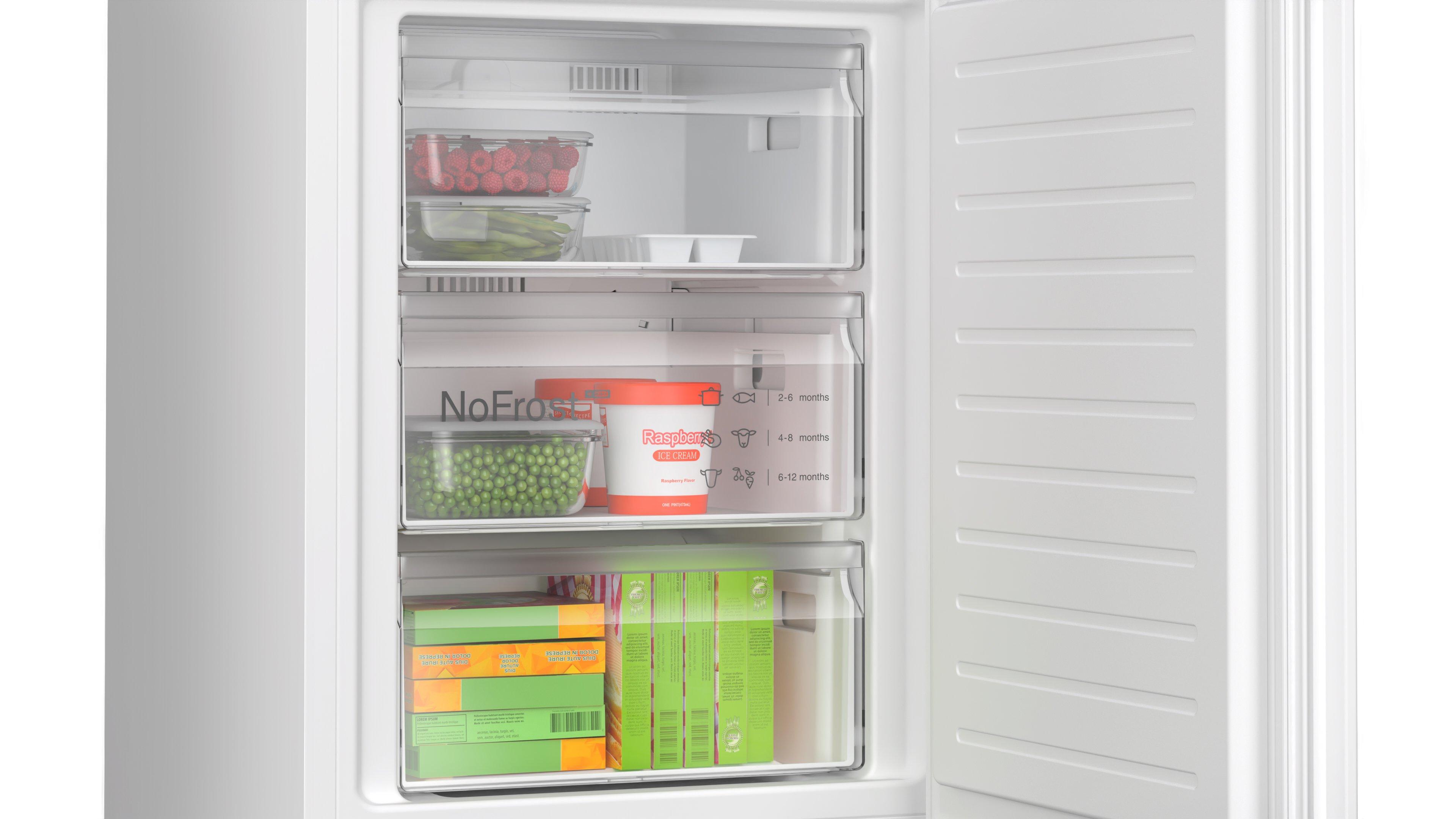 Bosch KGN392WDFG 60cm 70/30 Frost Free Fridge Freezer - White thumbnail image