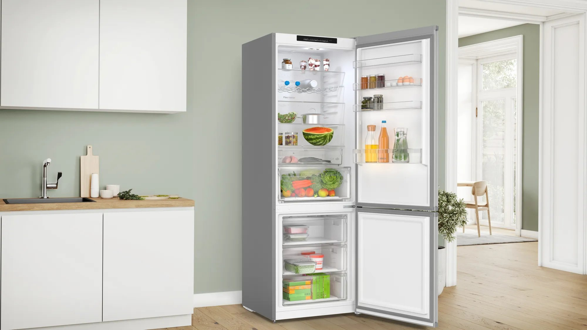 Bosch KGN492LDFG 70cm 70/30 Frost Free Fridge Freezer - Stainless Steel thumbnail image