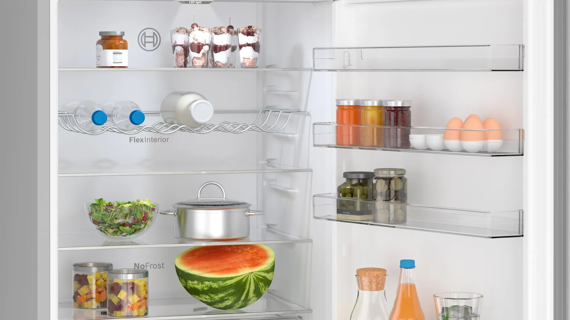 Bosch KGN492LDFG 70cm 70/30 Frost Free Fridge Freezer - Stainless Steel thumbnail image