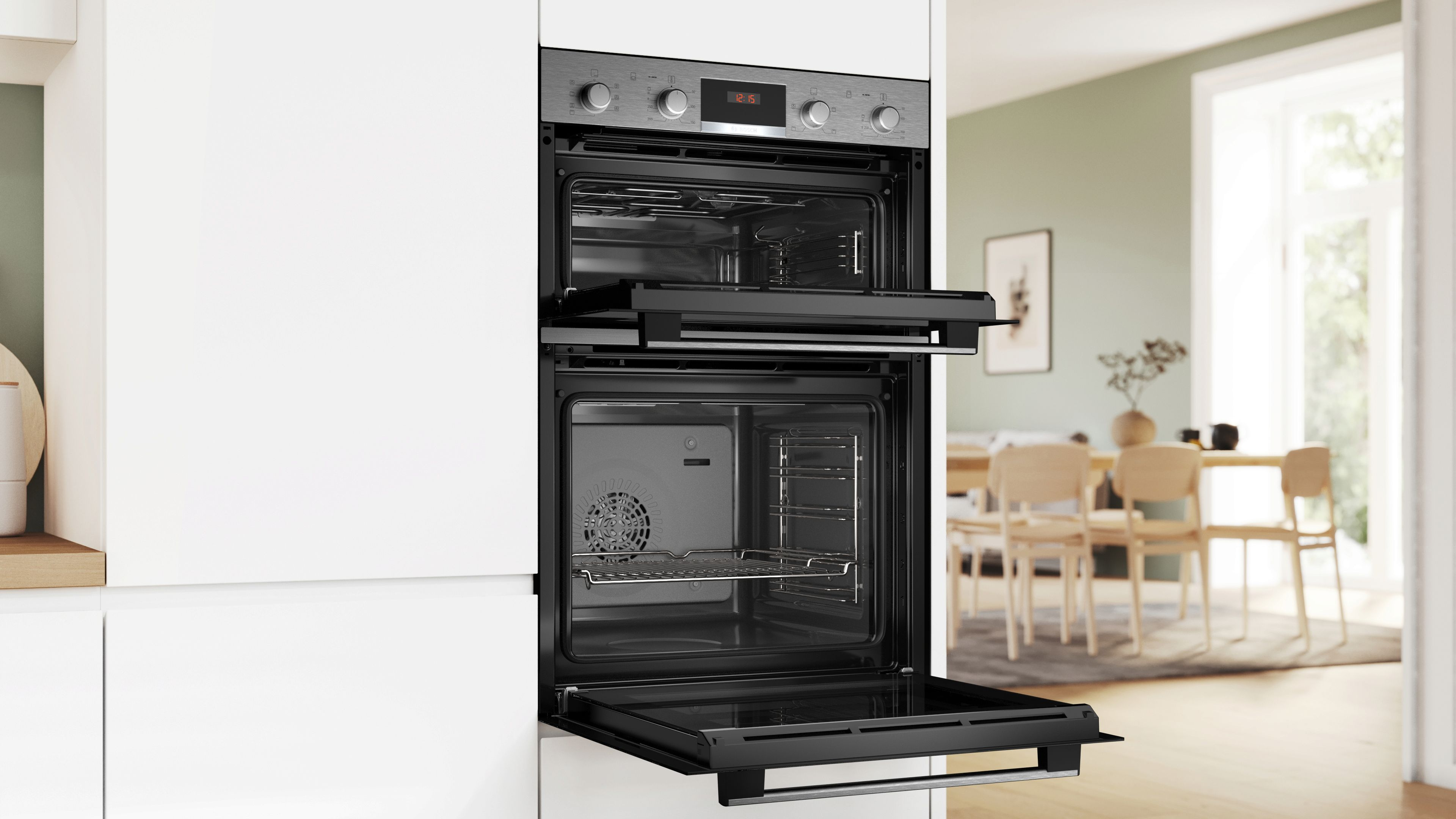 Bosch MBA533BS3B Series 4, 60cm Built In Double Oven thumbnail image