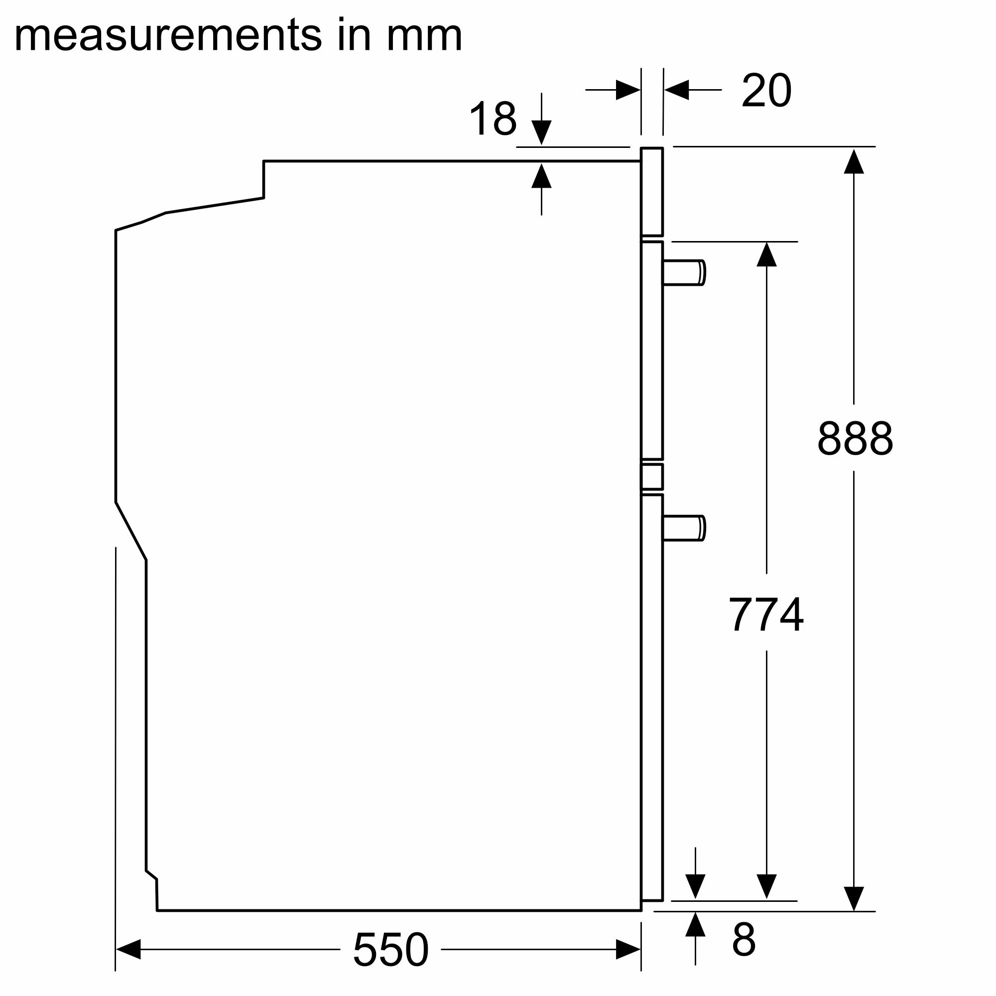 Bosch MBA533BS3B Series 4, 60cm Built In Double Oven thumbnail image