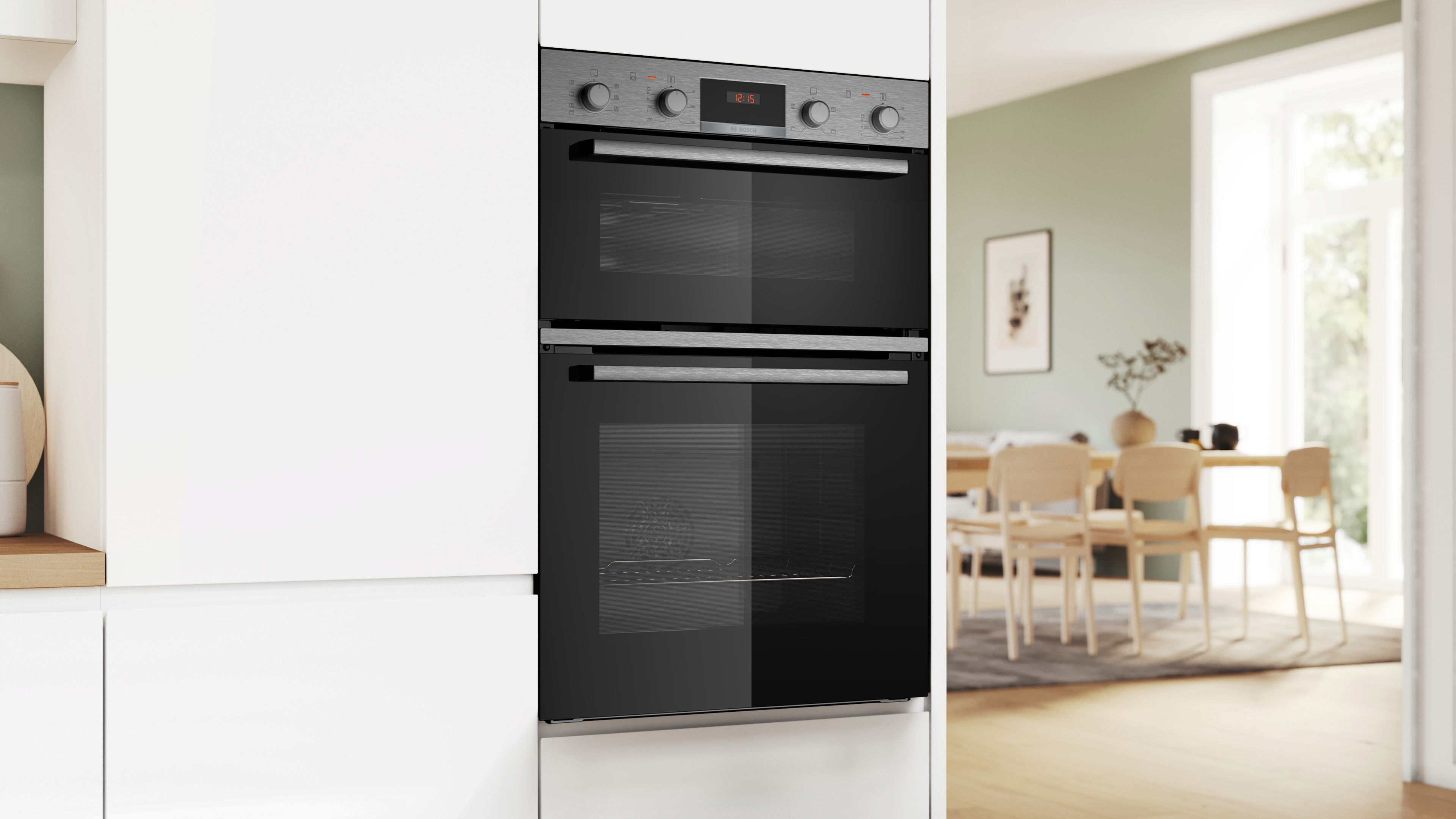 Bosch MBA533BS3B Series 4, 60cm Built In Double Oven thumbnail image