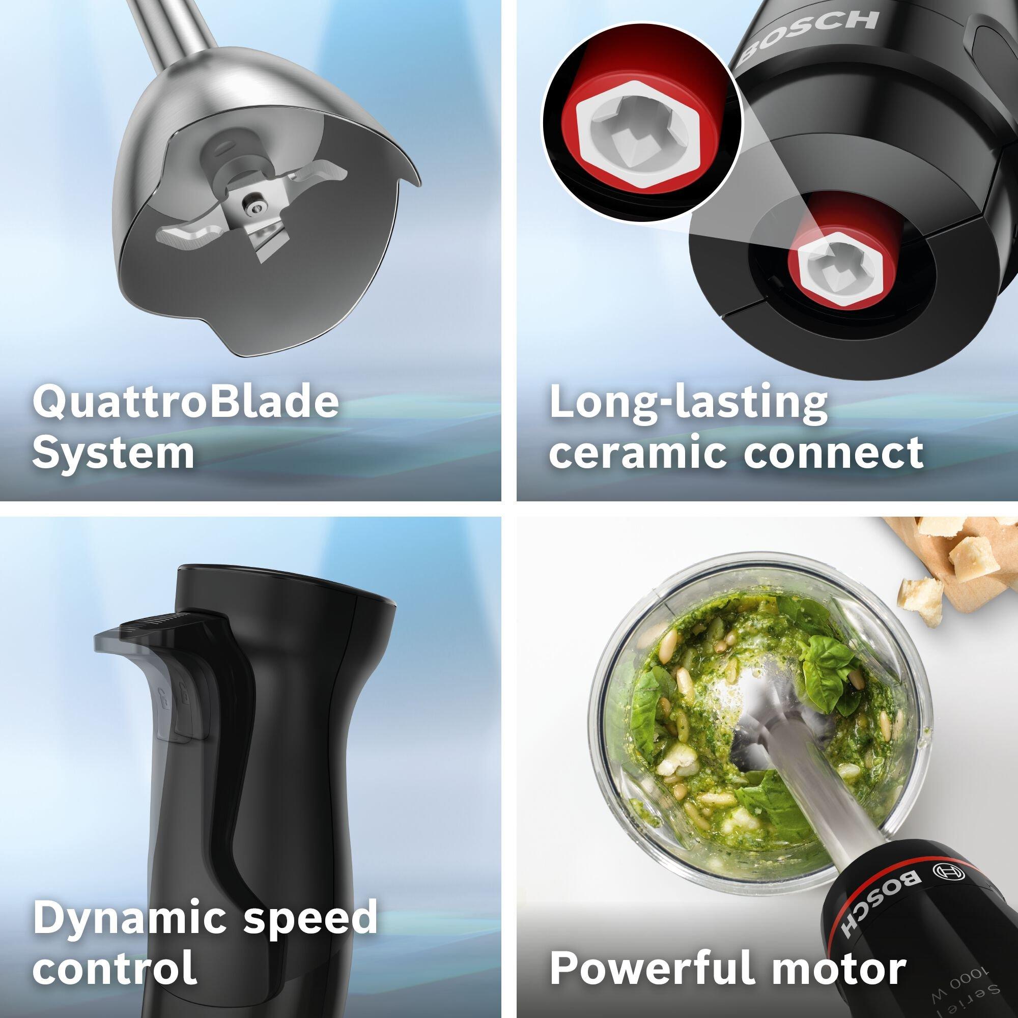 Bosch MSM4B670GB ErgoMaster Series 4 Hand Blender - Black thumbnail image
