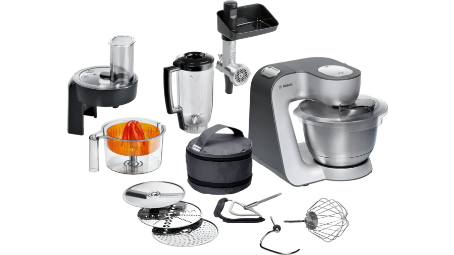Bosch MUM59340GB CreationLine 3.9 Litre 1000W Stand Mixer - Anthracite - Silver thumbnail image