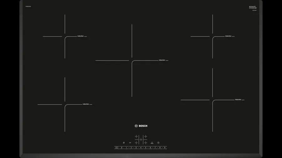 Bosch PIV851FB1E 80.2cm Induction Hob - Black thumbnail image