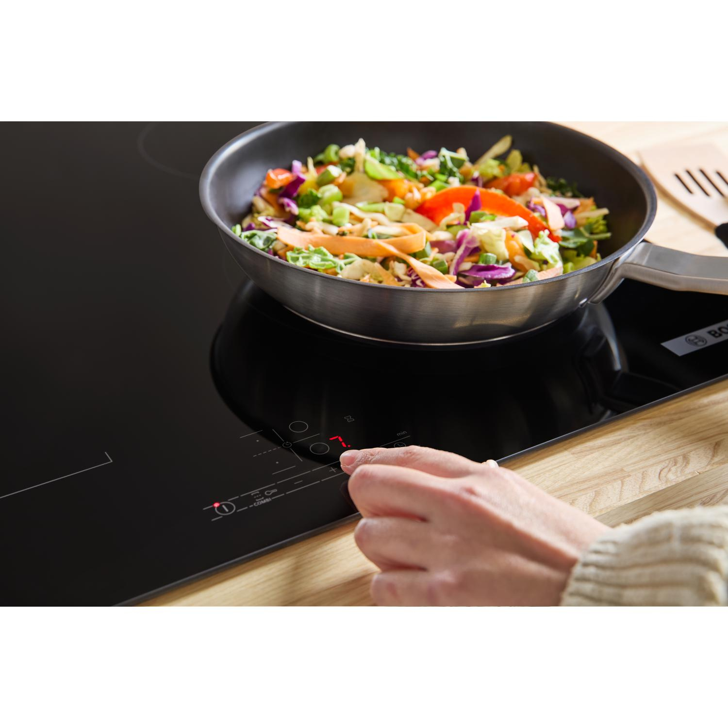 Bosch PWP611BB5B 59.2cm Induction Hob - Black thumbnail image