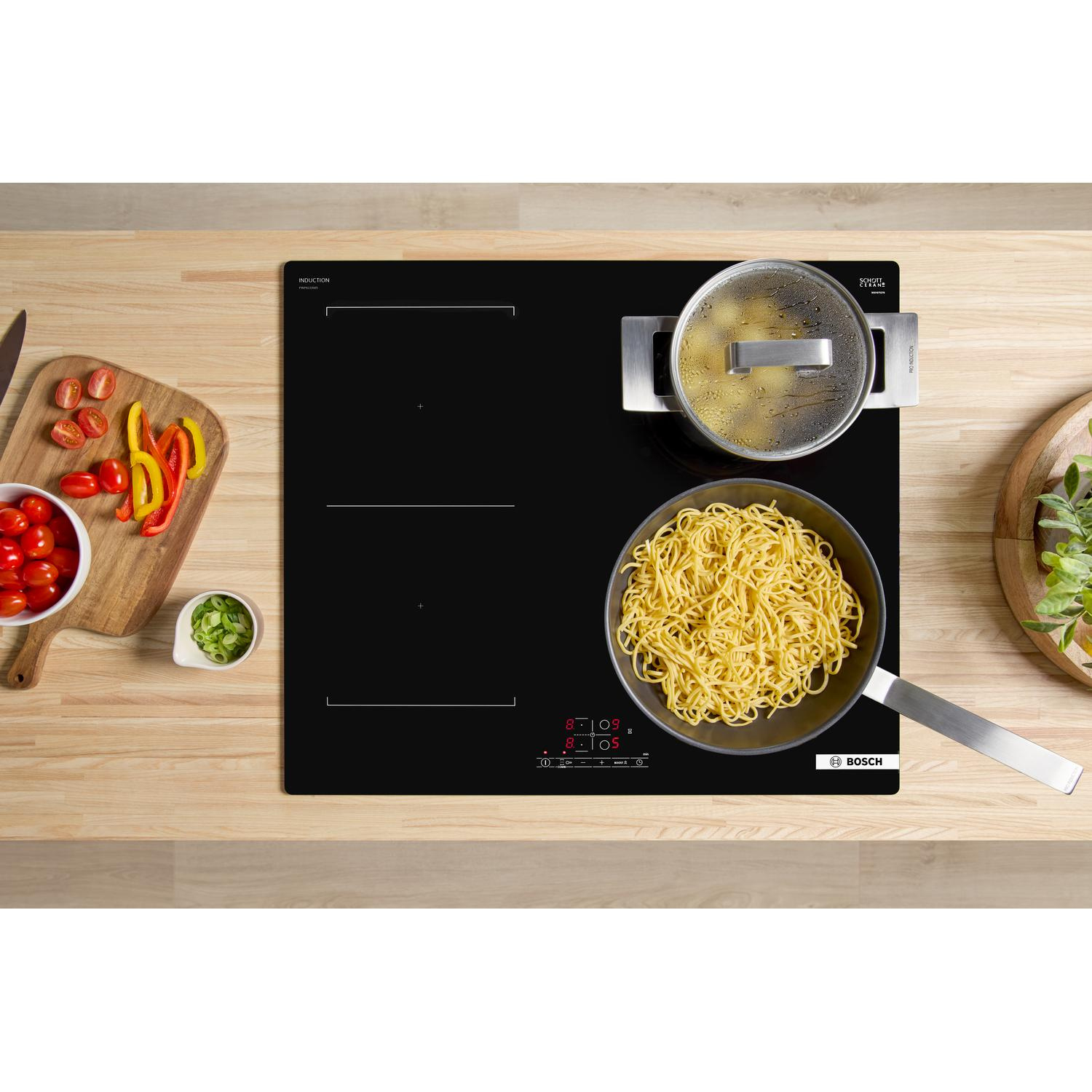 Bosch PWP611BB5B 59.2cm Induction Hob - Black thumbnail image
