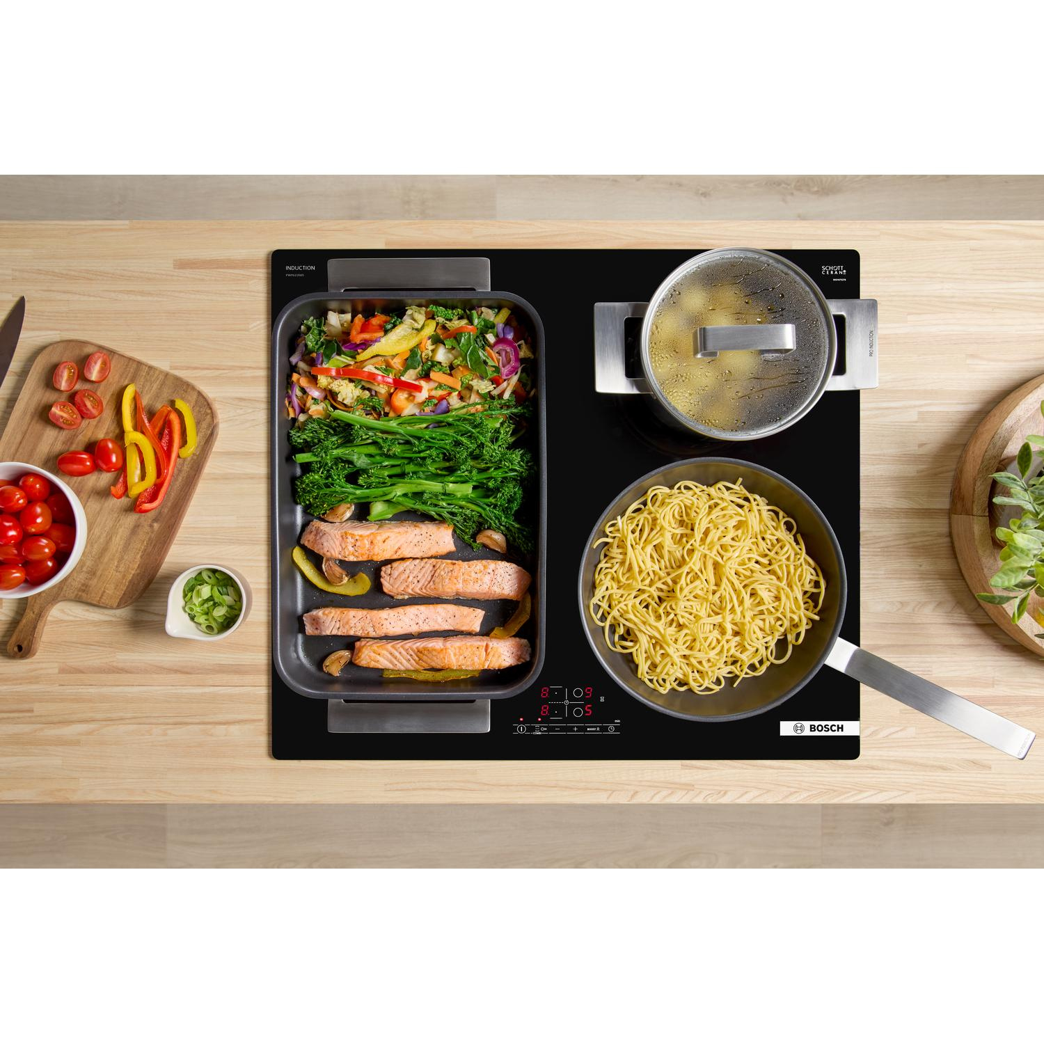 Bosch PWP611BB5B 59.2cm Induction Hob - Black thumbnail image