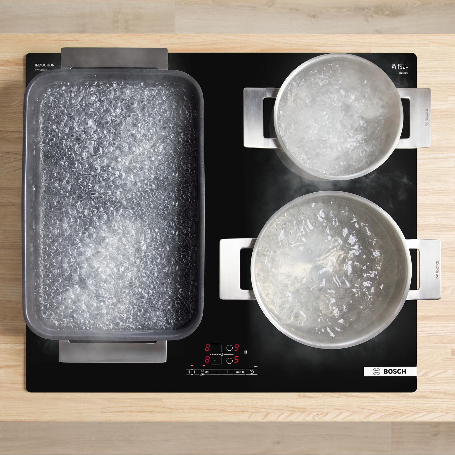 Bosch PWP611BB5B 59.2cm Induction Hob - Black thumbnail image